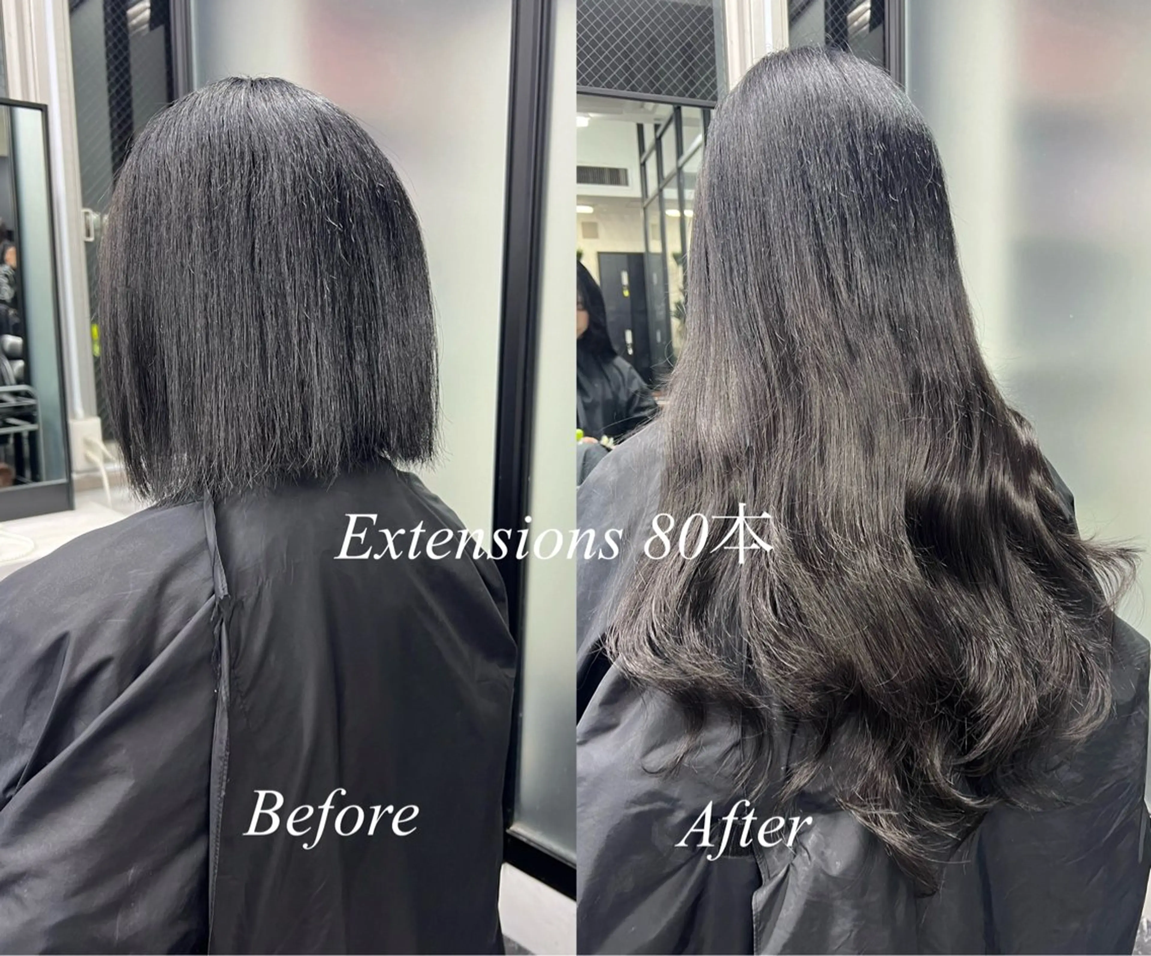 ロング カラー シールエクステ ハイトーンカラー エクステ ヘアカラー エクステ シールエクステ特化 ハイトーン、NANAのヘアスタイル