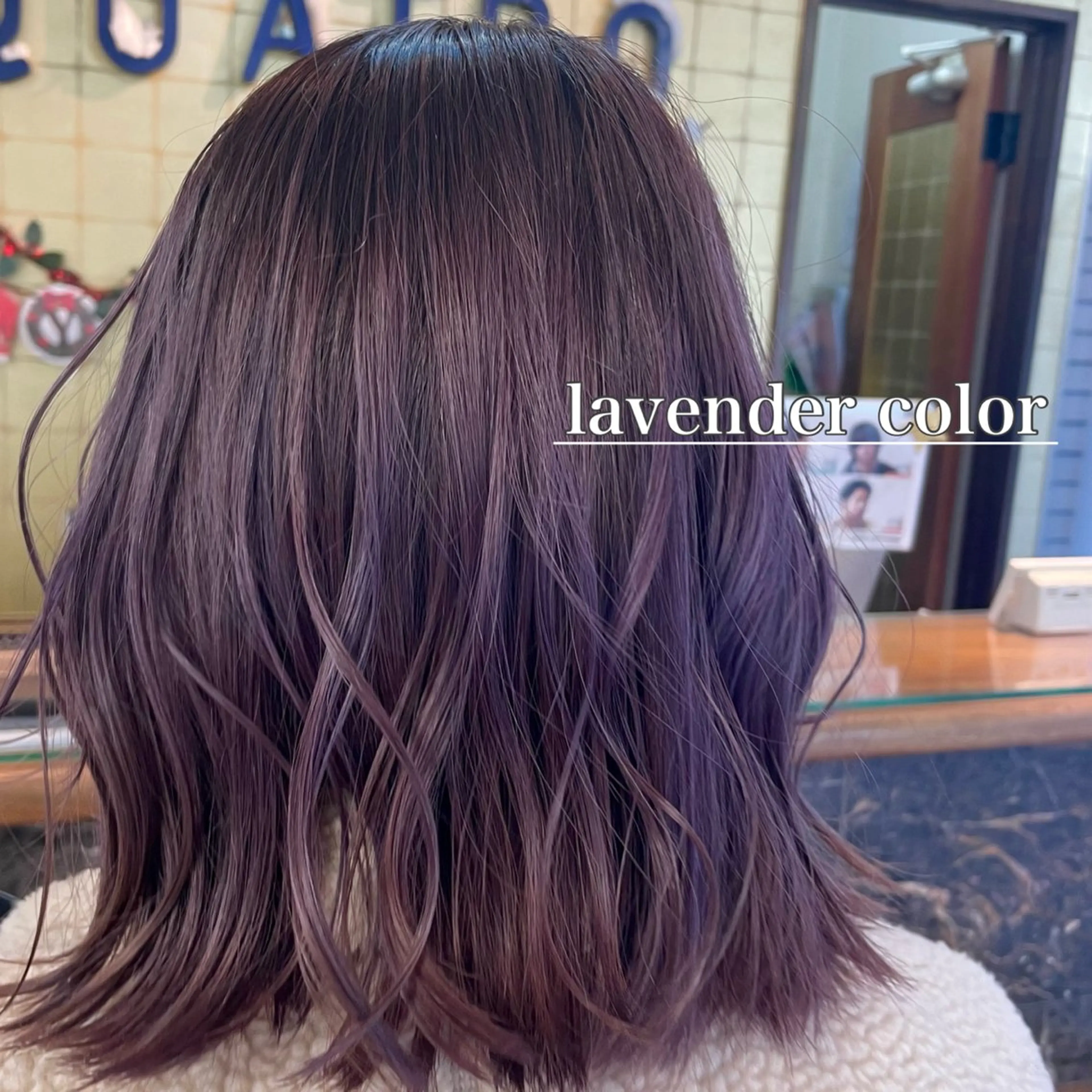 カラー グレージュ ラベンダーカラー ラベンダーグレージュ ラベンダーグレー 似合わせ/透明感カラ ー/QUATRO谷口のヘアスタイル