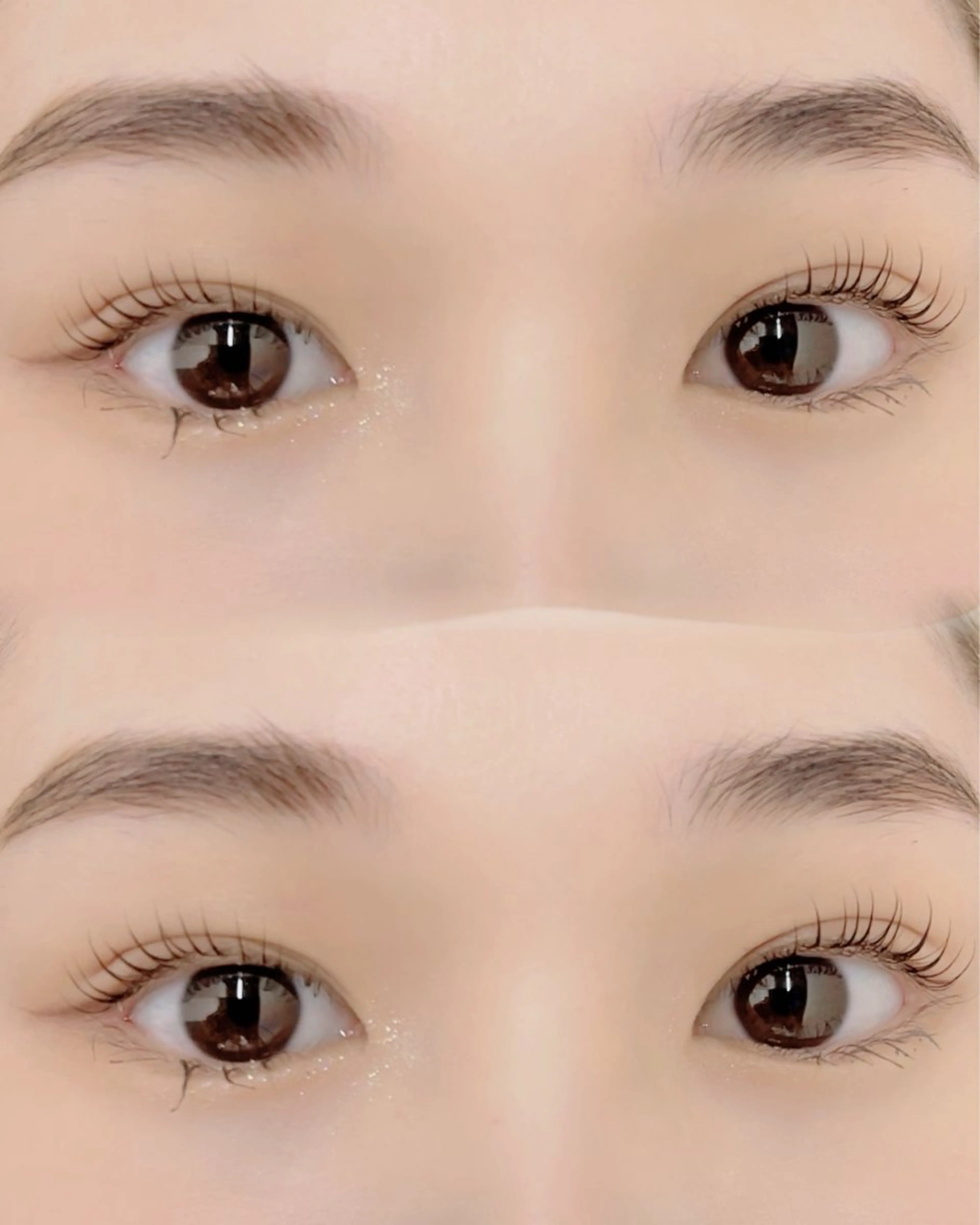 マツエク・マツパ キュート 一重×まつ毛パーマ rukuku🌼Ui まつパ/眉毛Waxのマツエク・マツパデザイン