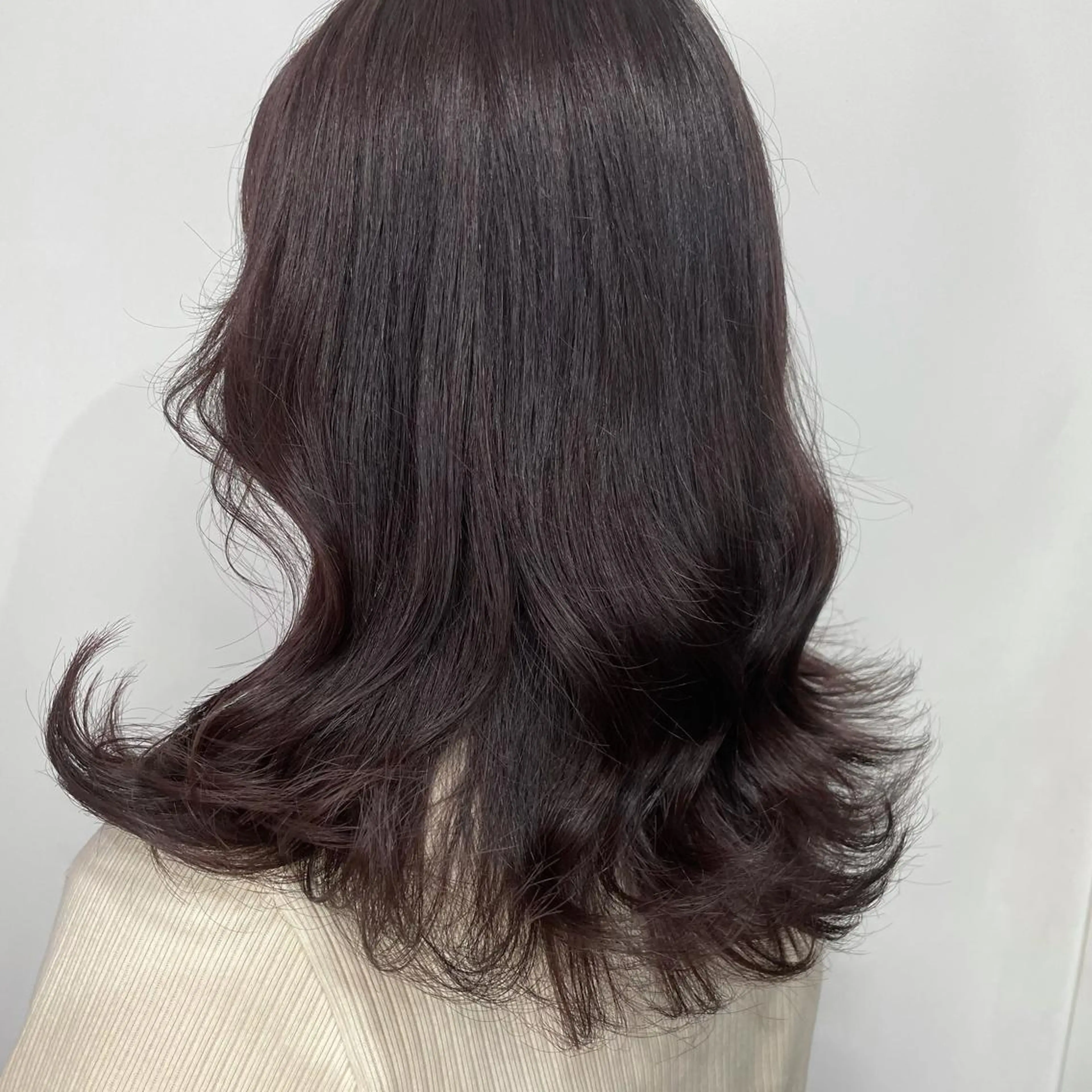 セミロング カラー 韓国風ヘア レイヤーカット カット ヘアカラー HARUKA韓国ヘア /Luana梅田のヘアスタイル