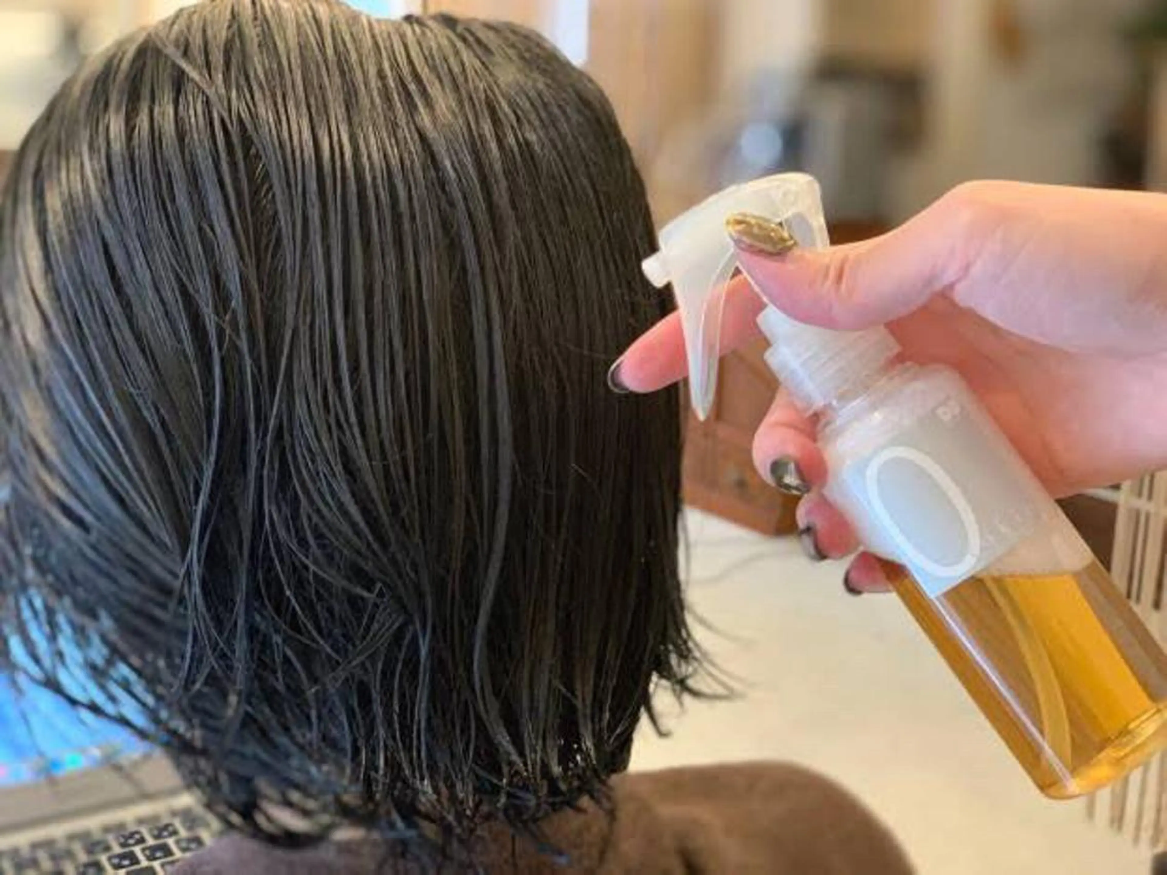 セミロング 兼元 優也のヘアスタイル