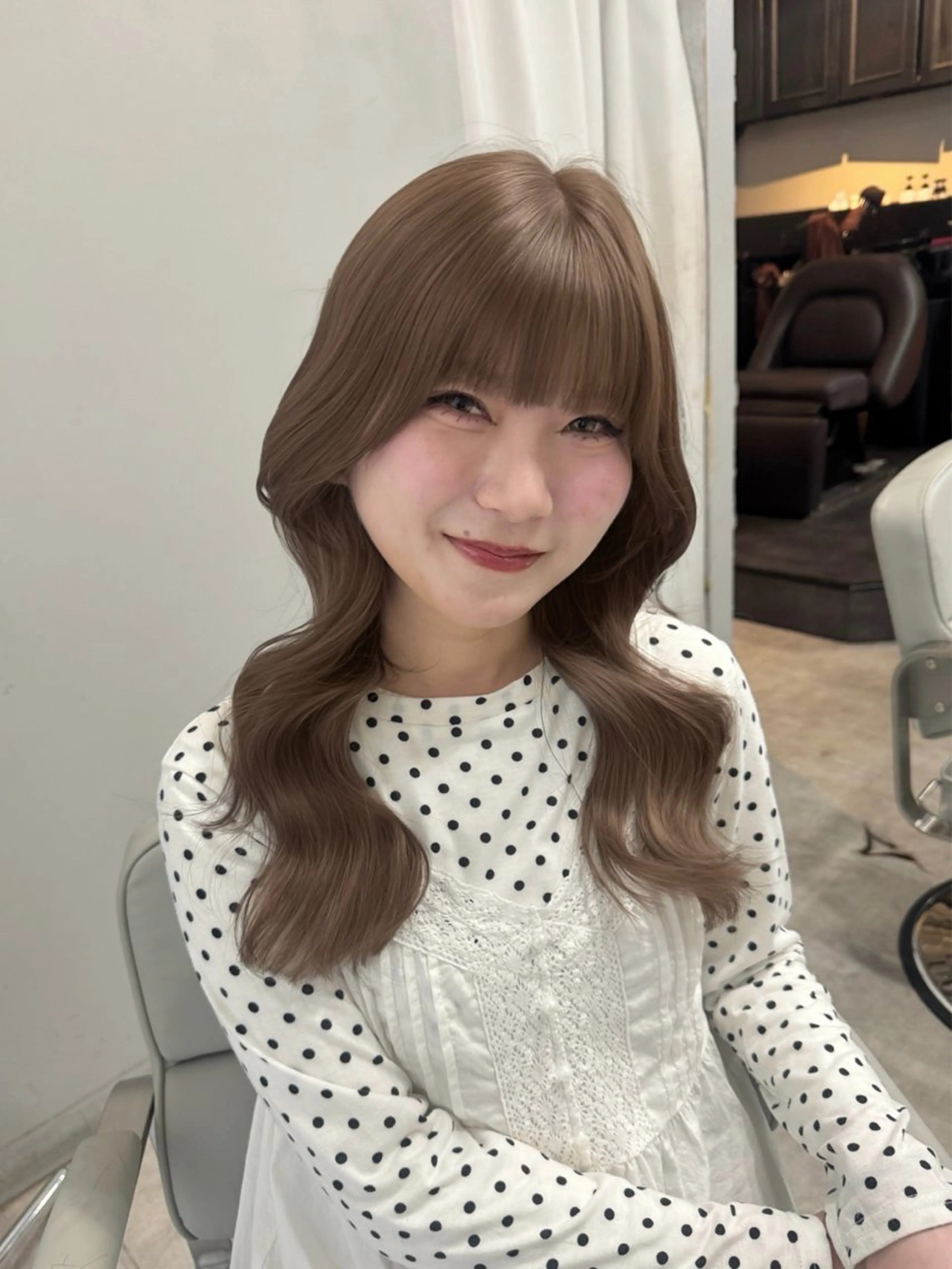 ロング カット ヘアカラー トリートメント 🩶ブリーチ/ レイヤー🩶フミカのヘアスタイル