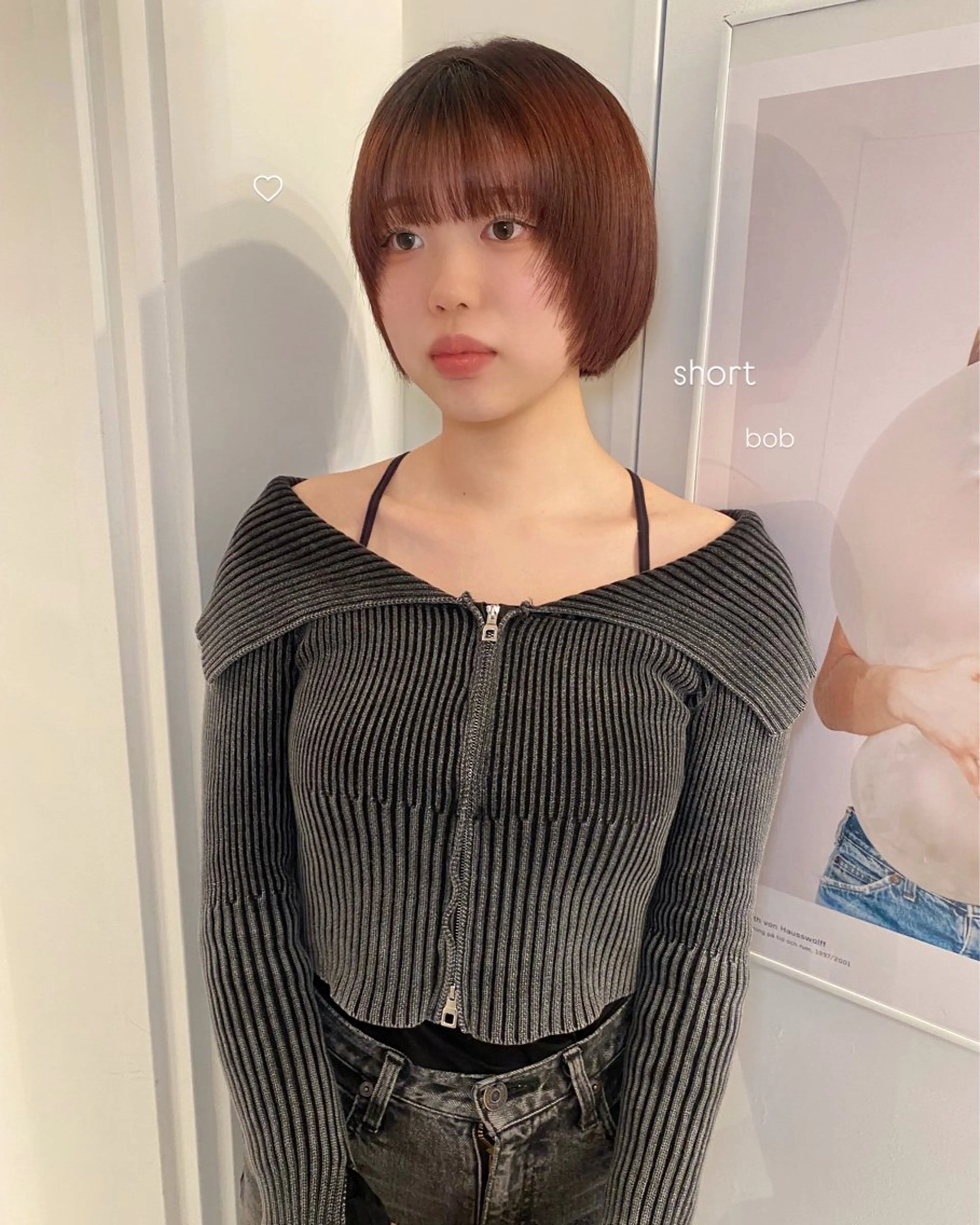 ショート カラー riria/ボブ /ブラウンカラー🎀のヘアスタイル