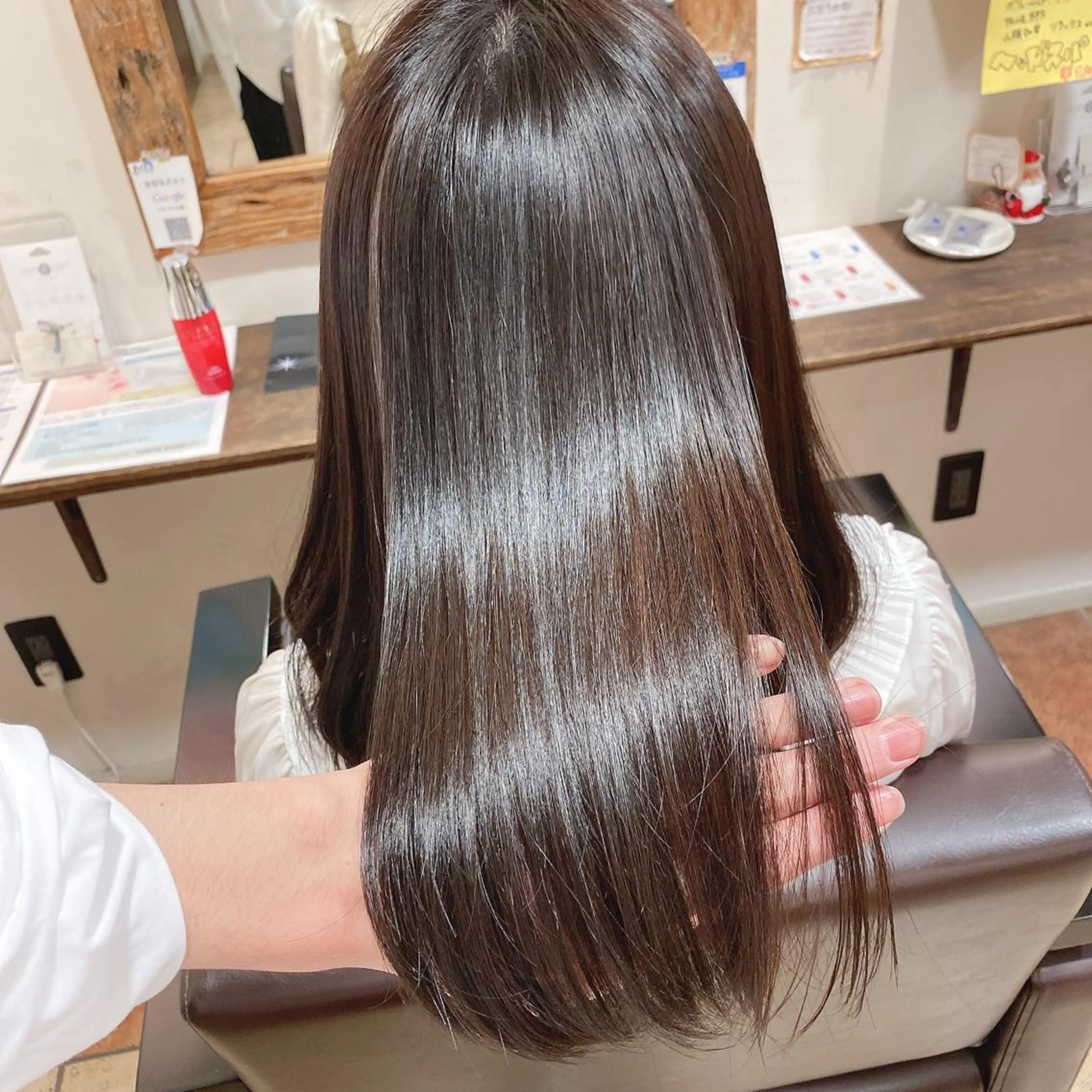 ミディアム 縮毛矯正 縮毛矯正 トリートメント ROOM所属・髪質改善・縮毛矯正/ 下村陽平のヘアスタイル