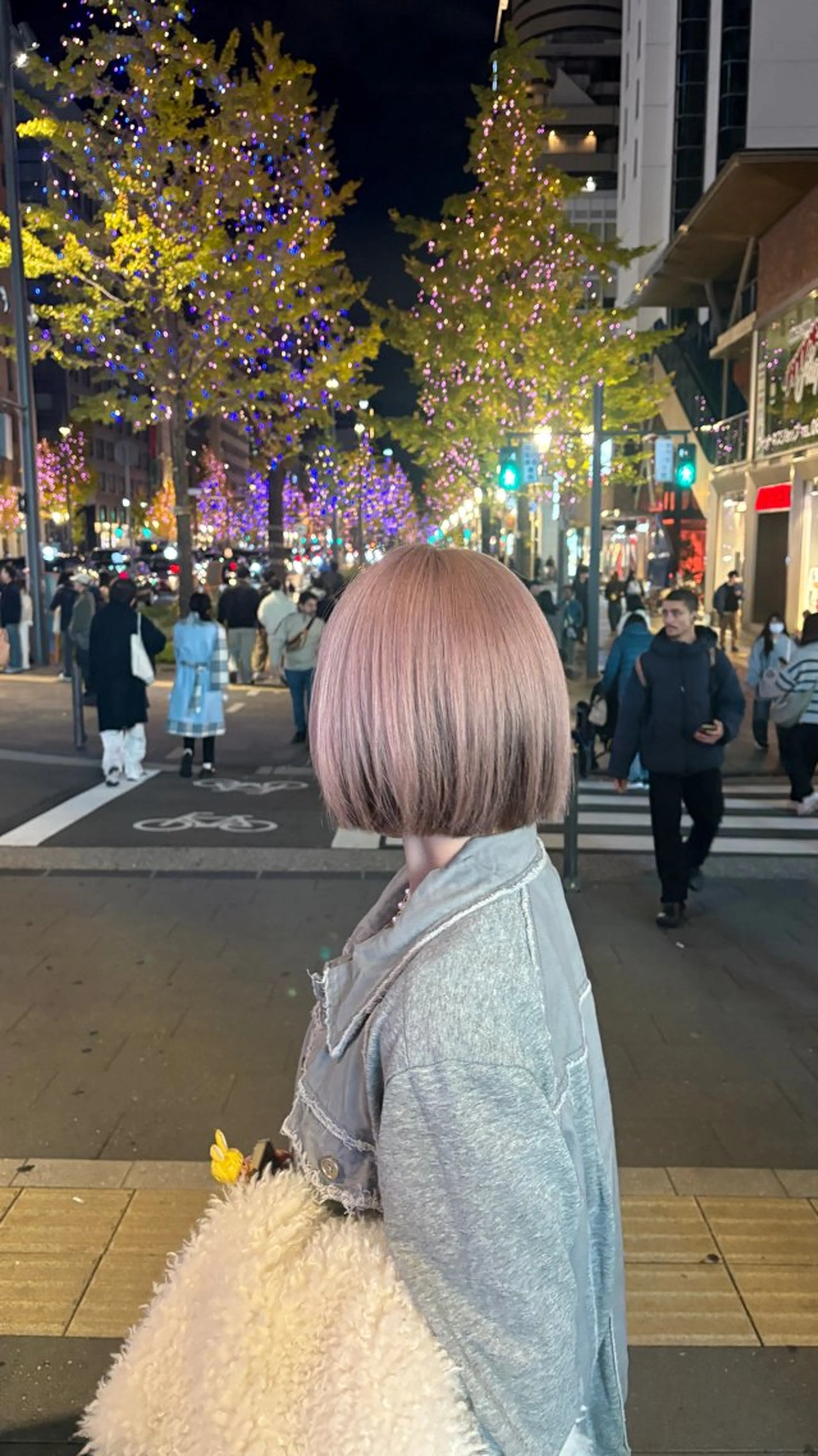 カラー インナーカラー ピンクカラー ヘアカラー PELE/ ハイトーン/ainaのヘアスタイル