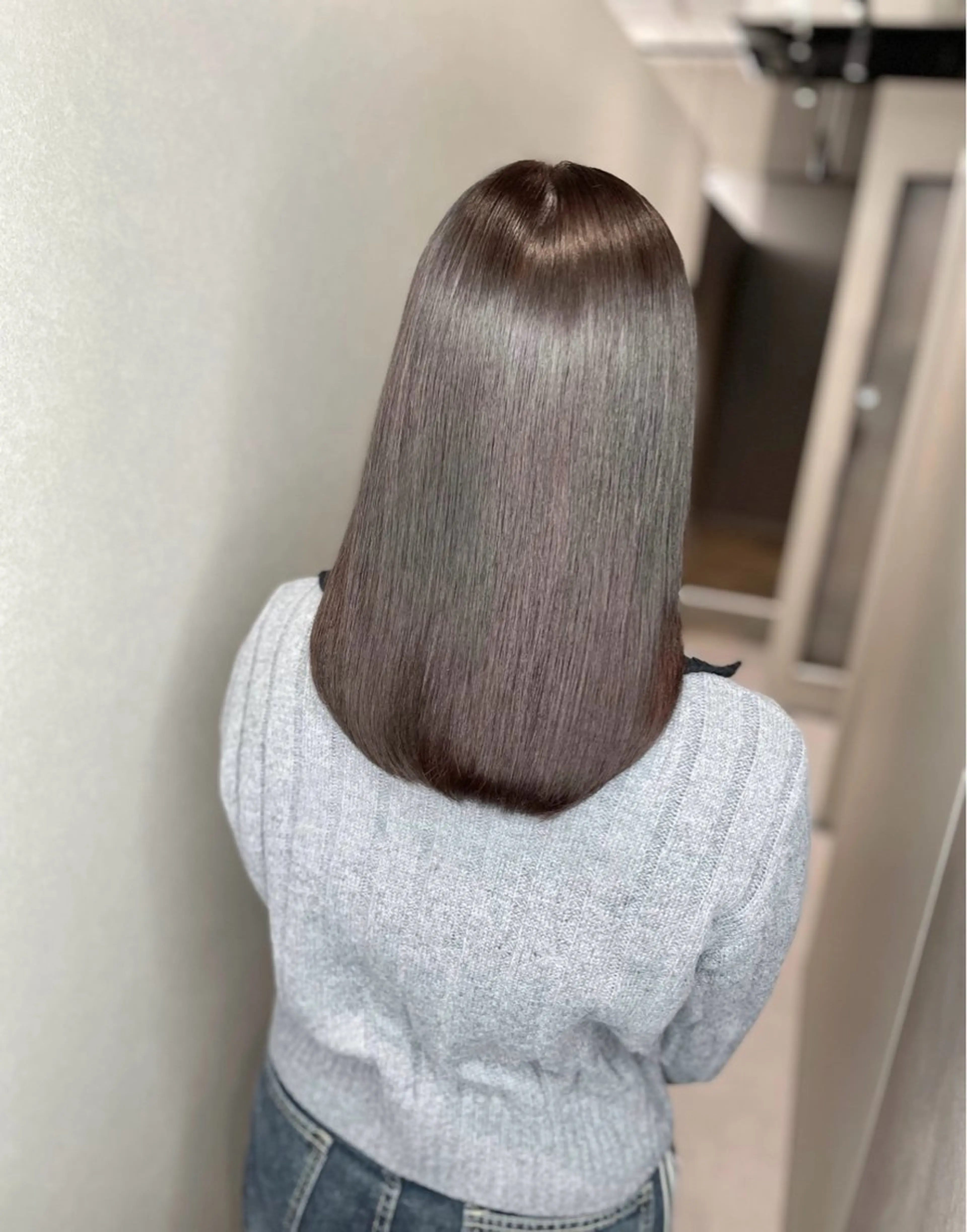 ミディアム カラー 透明感カラー 髪質改善 カット ヘアカラー トリートメント BOOTH share saron所属・今井 勝也のヘアスタイル