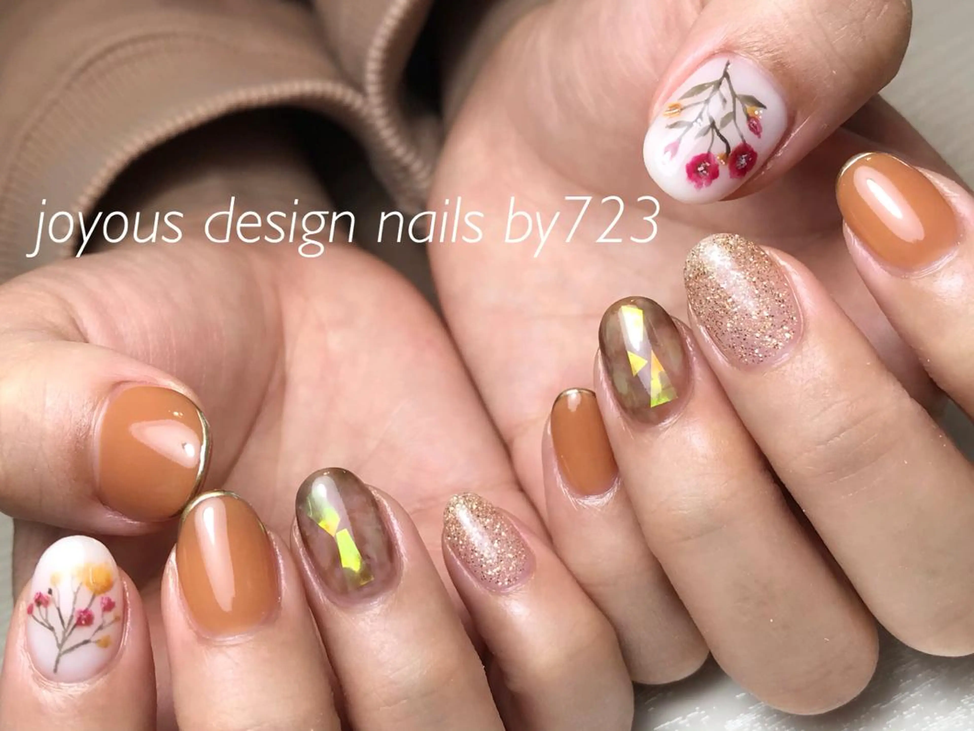 ネイル 持ち込み ハンドネイル jdn natsumiのネイルデザイン