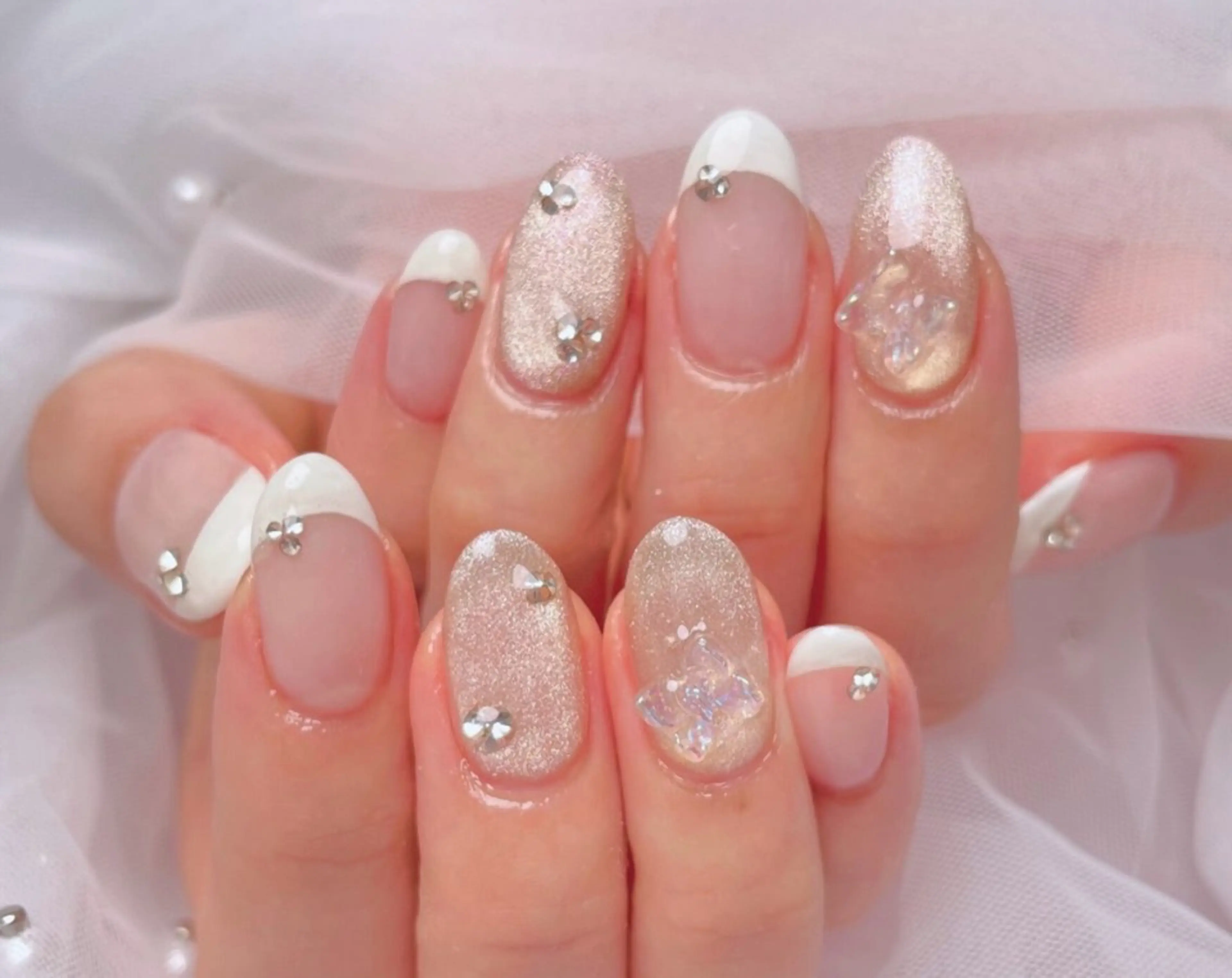 ネイル ETERNA Nail 銀座店【パラジェル/フィルイン/チップ長さだし/マグネット/ニュアンス】所属・ア カリのネイルデザイン