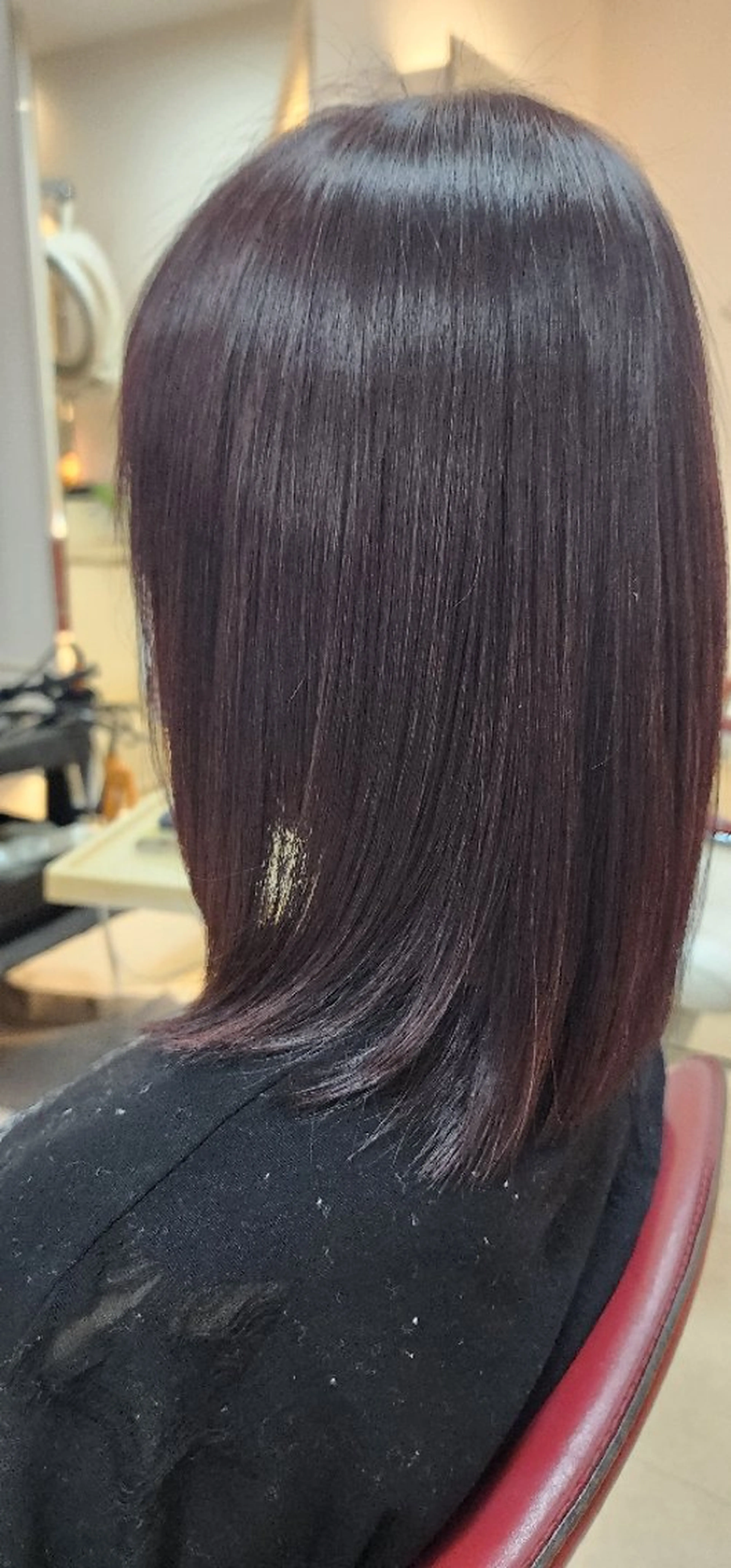 ミディアム カラー 髪質改善 hairmake Juinのヘアスタイル