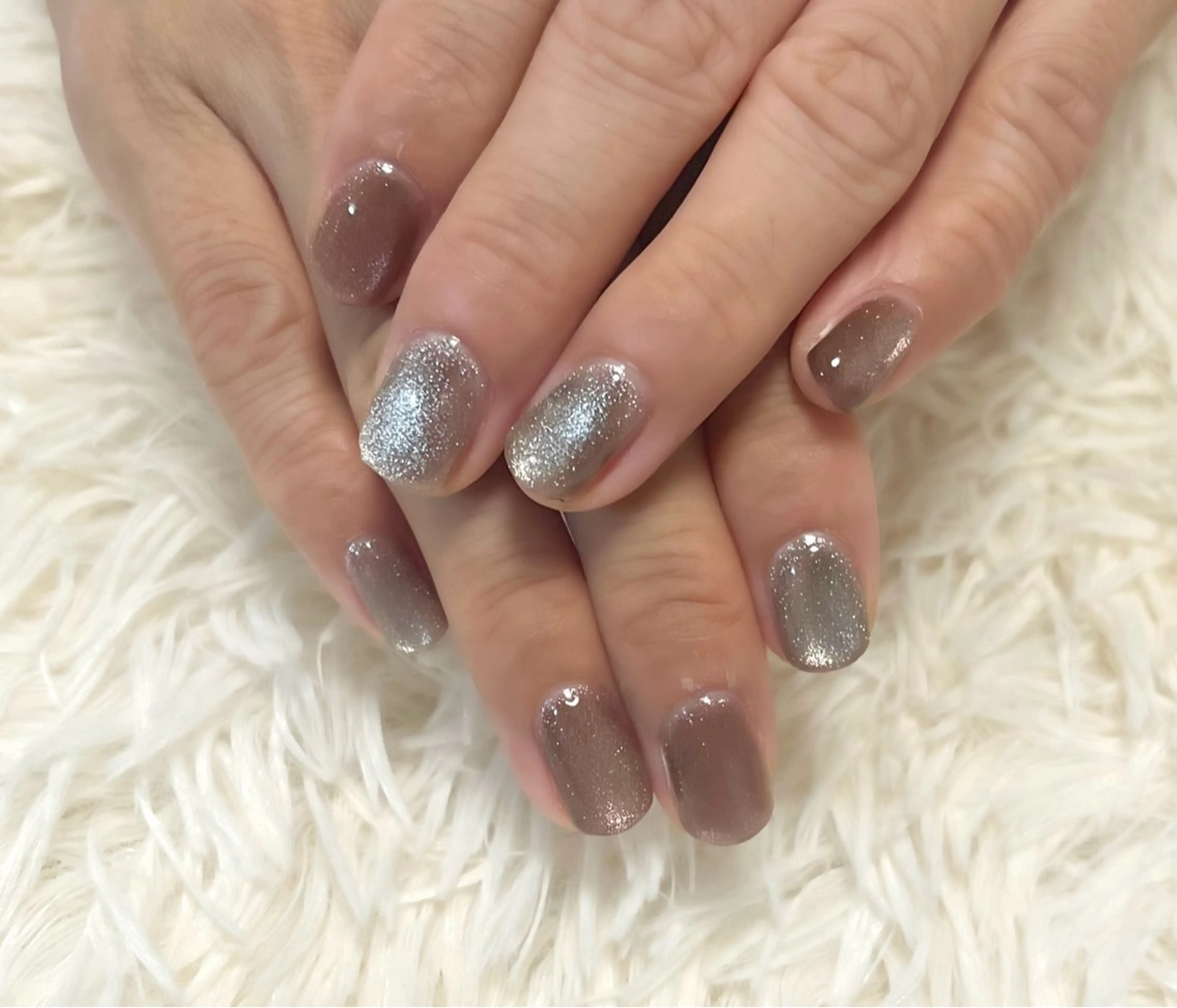 ネイル マグネットネイル ハンドネイル 島田 亜紀のネイルデザイン