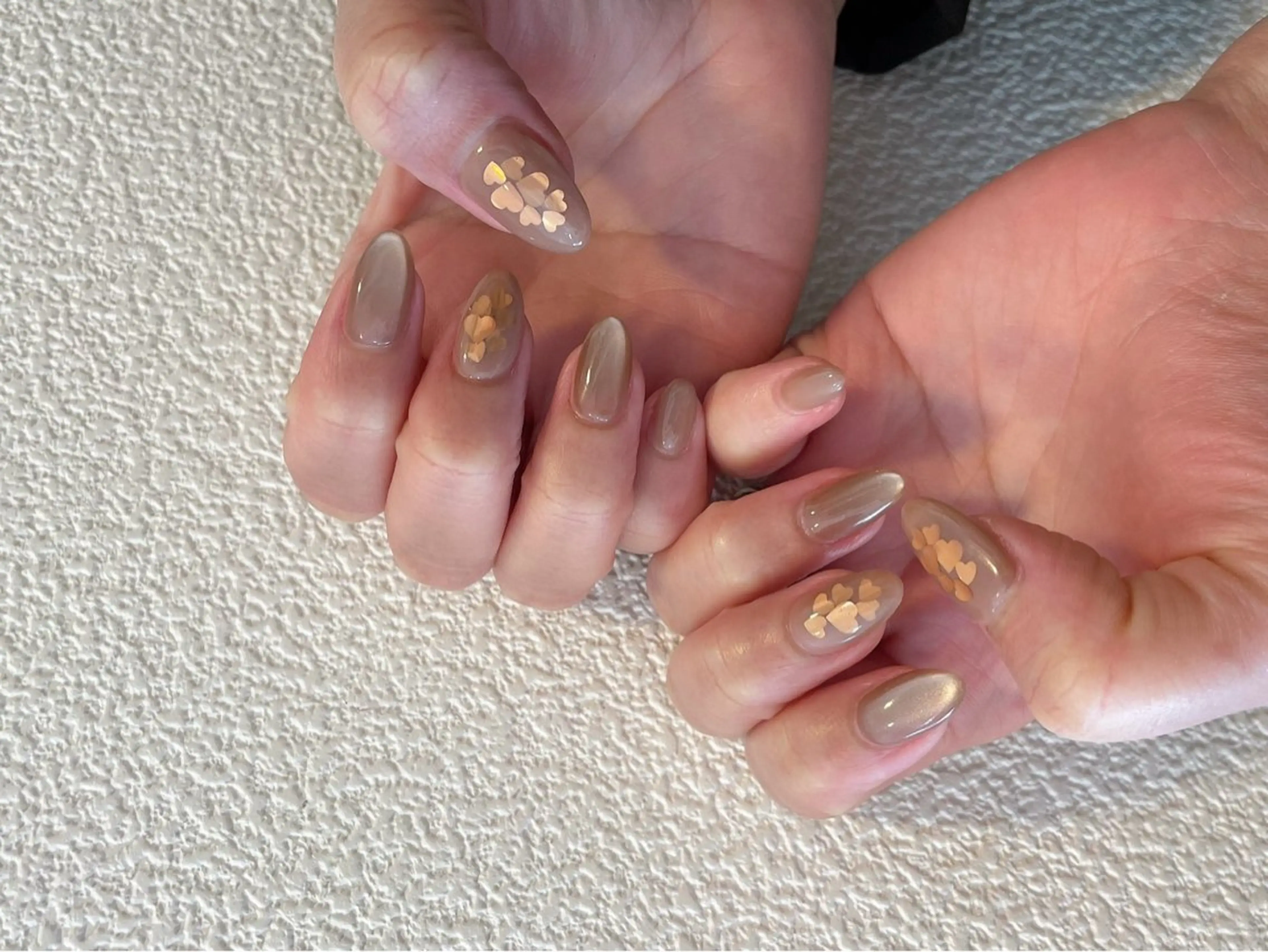 ネイル ジェルネイル メンズネイル パラジェル バレンタイン ワンホンネイル kiki nail たまプラーザのネイルデザイン