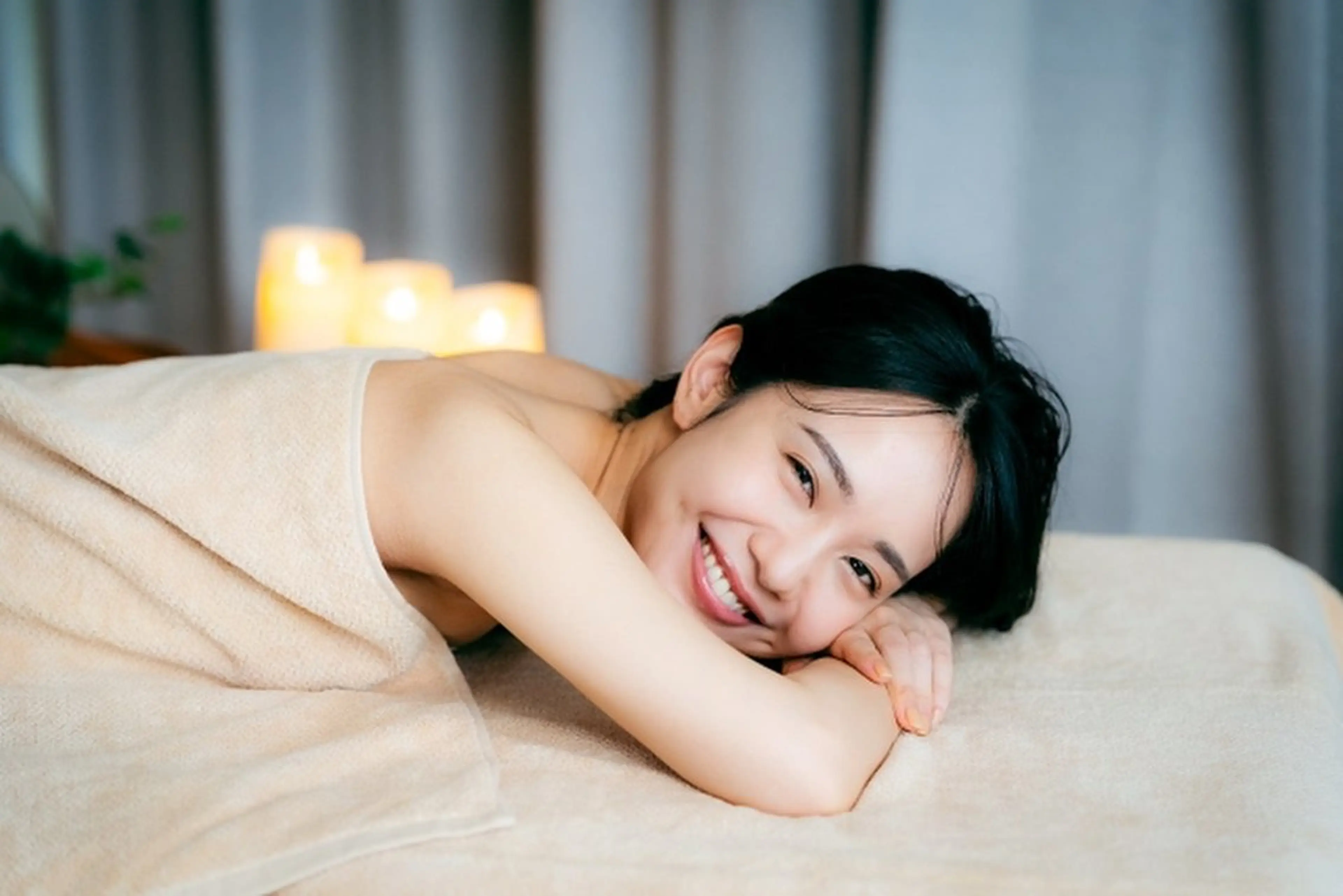 全身オイル【オイル多め】の写真