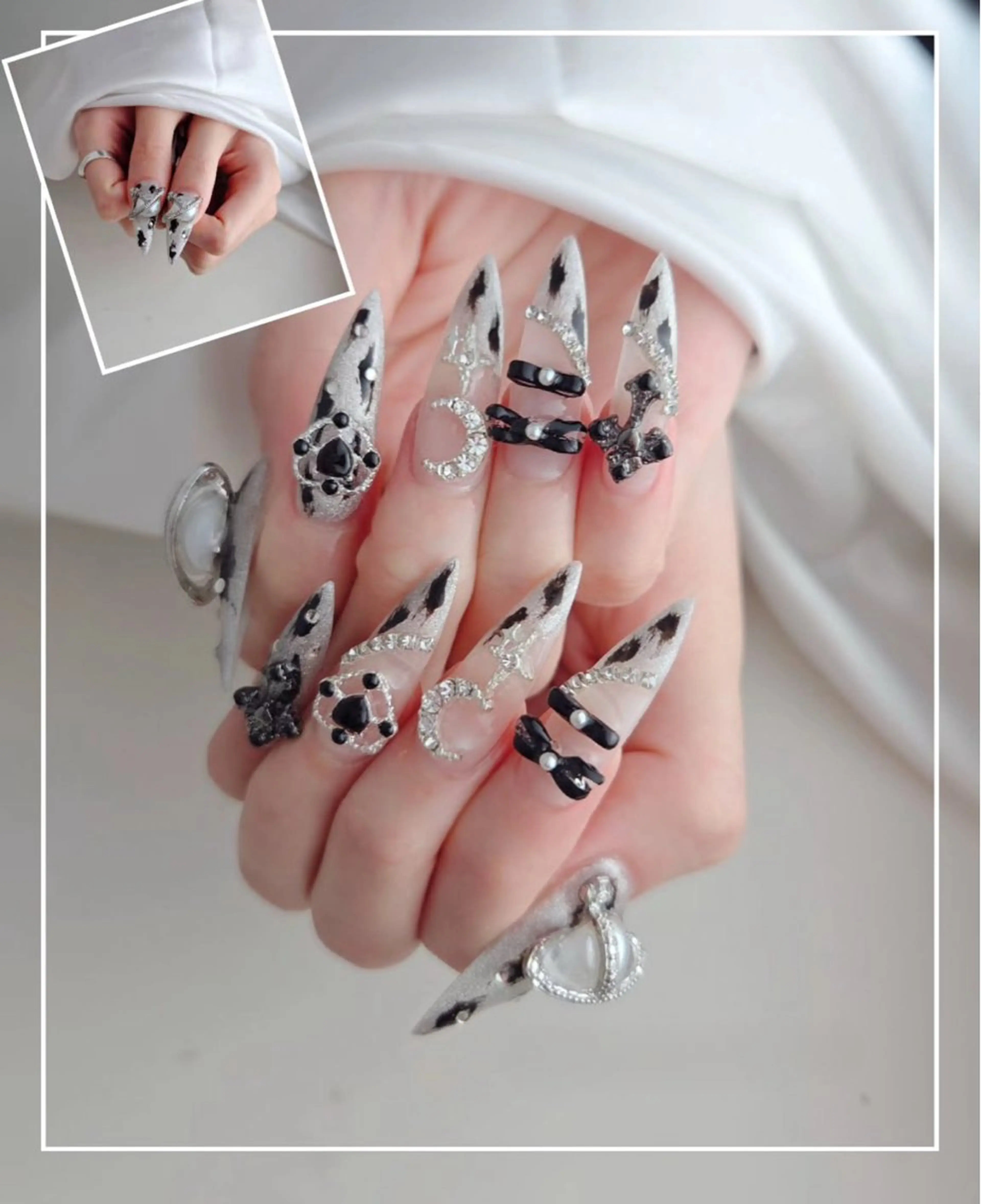 ネイル キラキラネイル マグネットネイル ミラーネイル ニュアンスネイル ワンホンネイル ハンドネイル Lyna 池袋のネイルデザイン