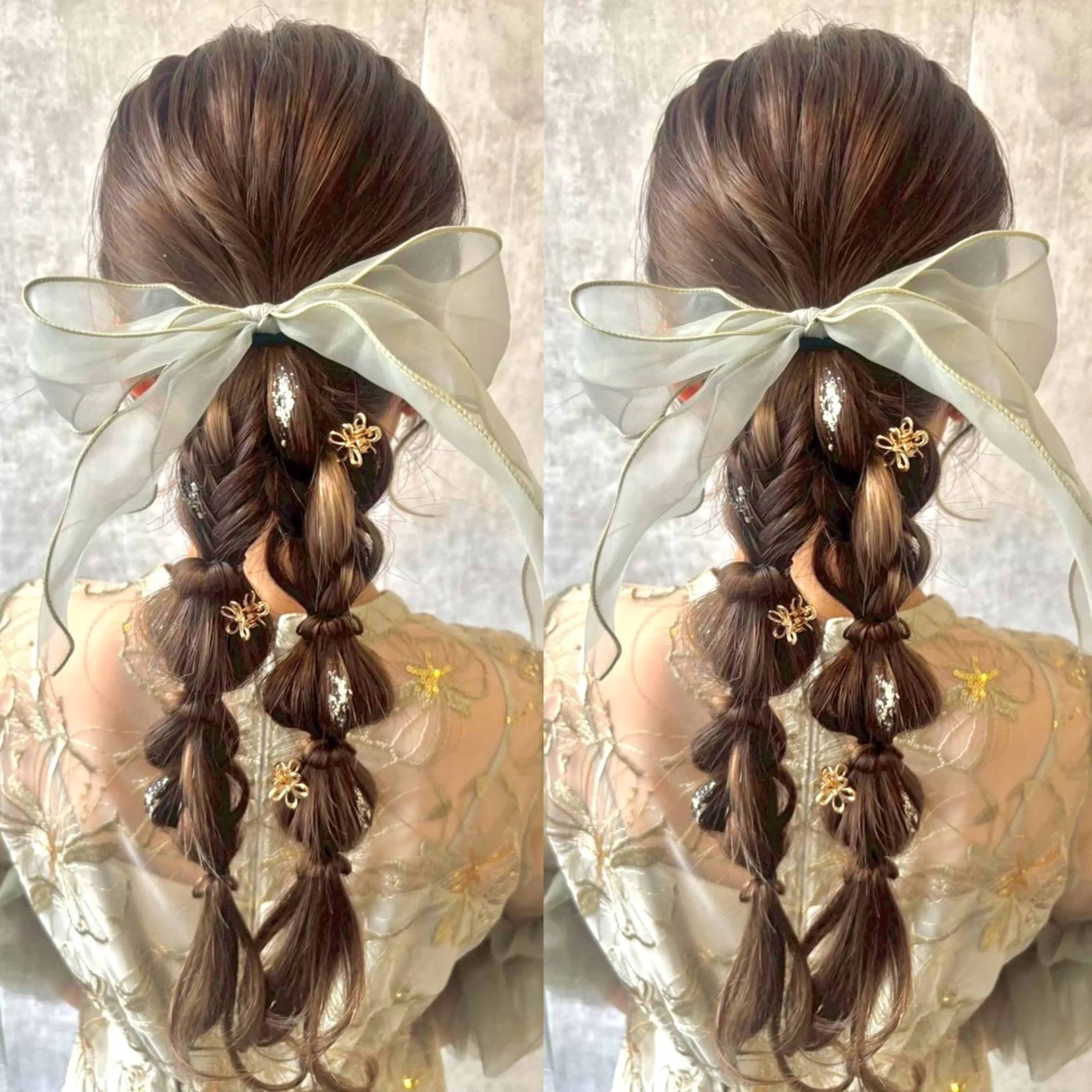 ロング ヘアアレンジ ヘアセット ヘアメ🎀エクステ 🪽横浜/しほ🧸のヘアスタイル