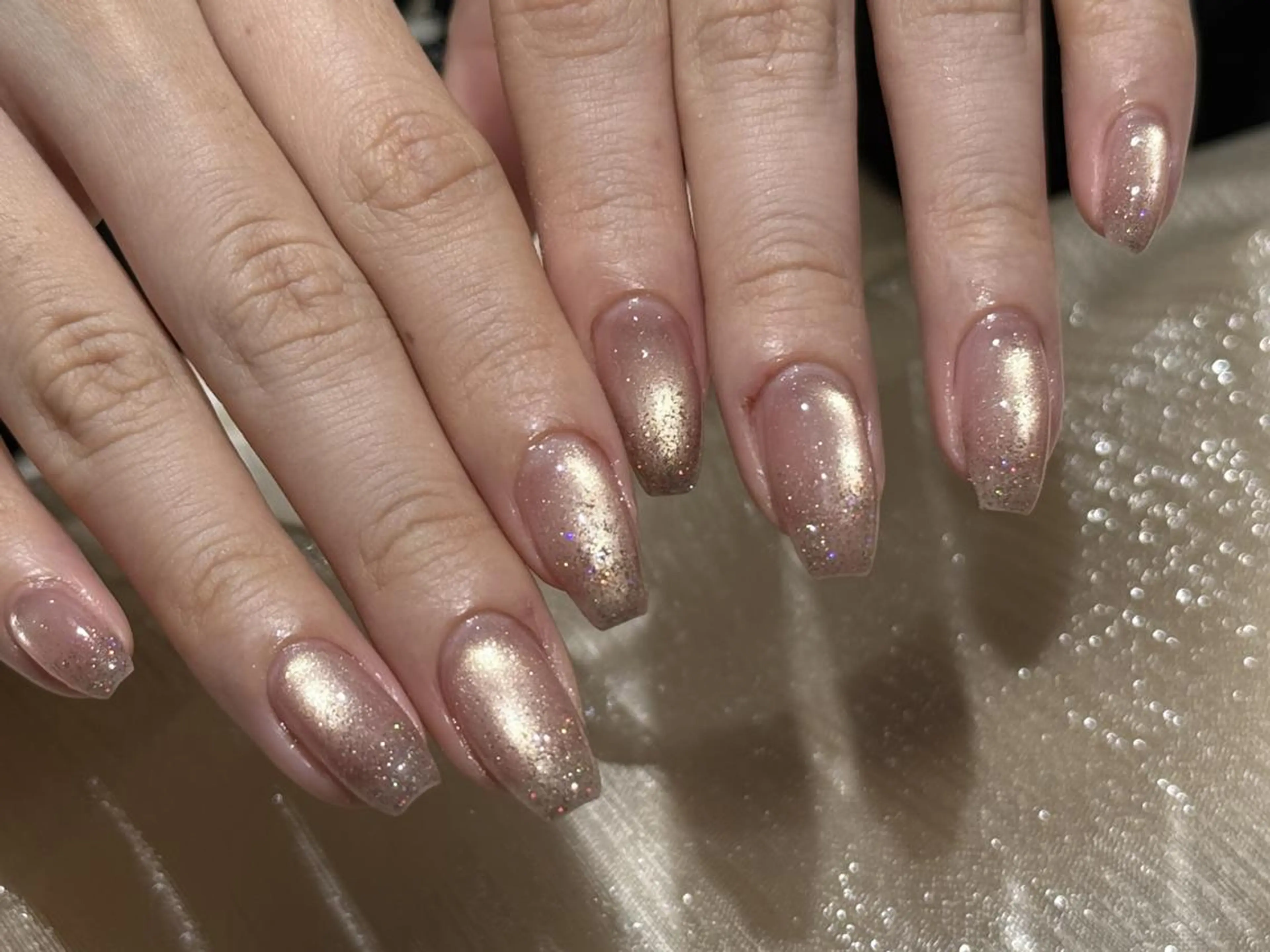 【早春超人気 】水光マグネット×ラメグラデーション 現金のみの写真