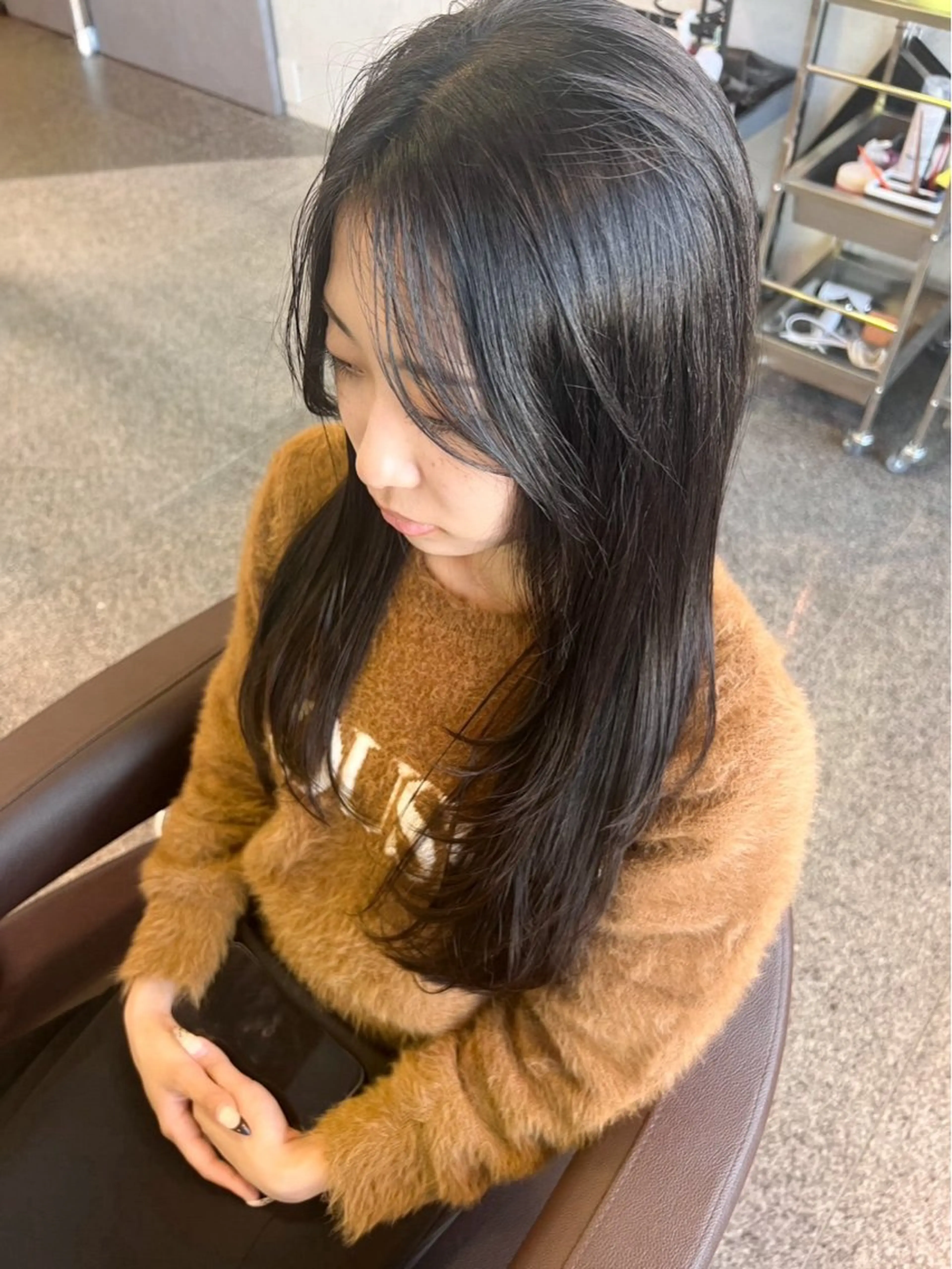 ロング レイヤーカット カット トリートメント Oops旧TABOO 早野太郎のヘアスタイル