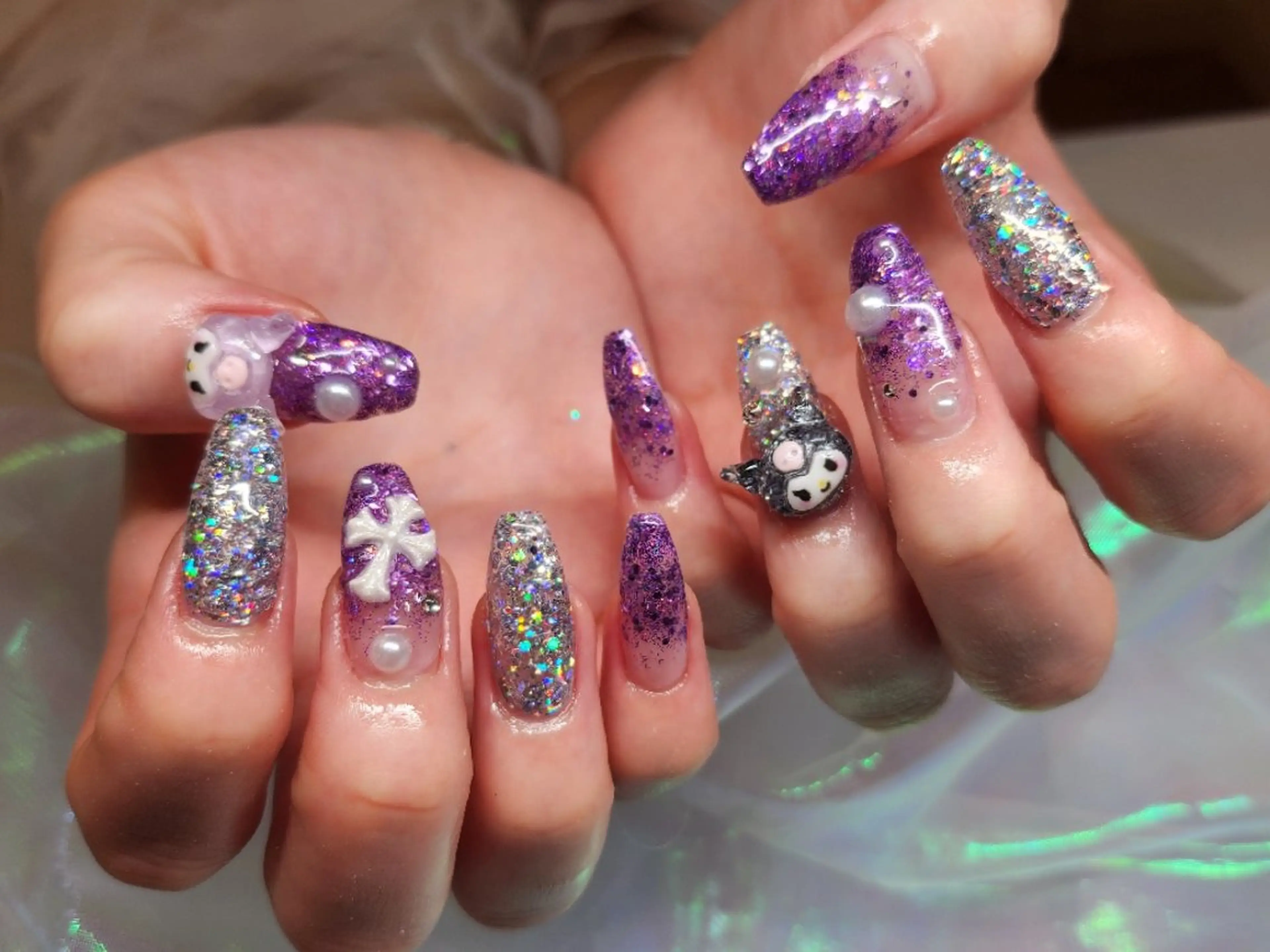 ネイル ハンドネイル 💜bora .のネイルデザイン