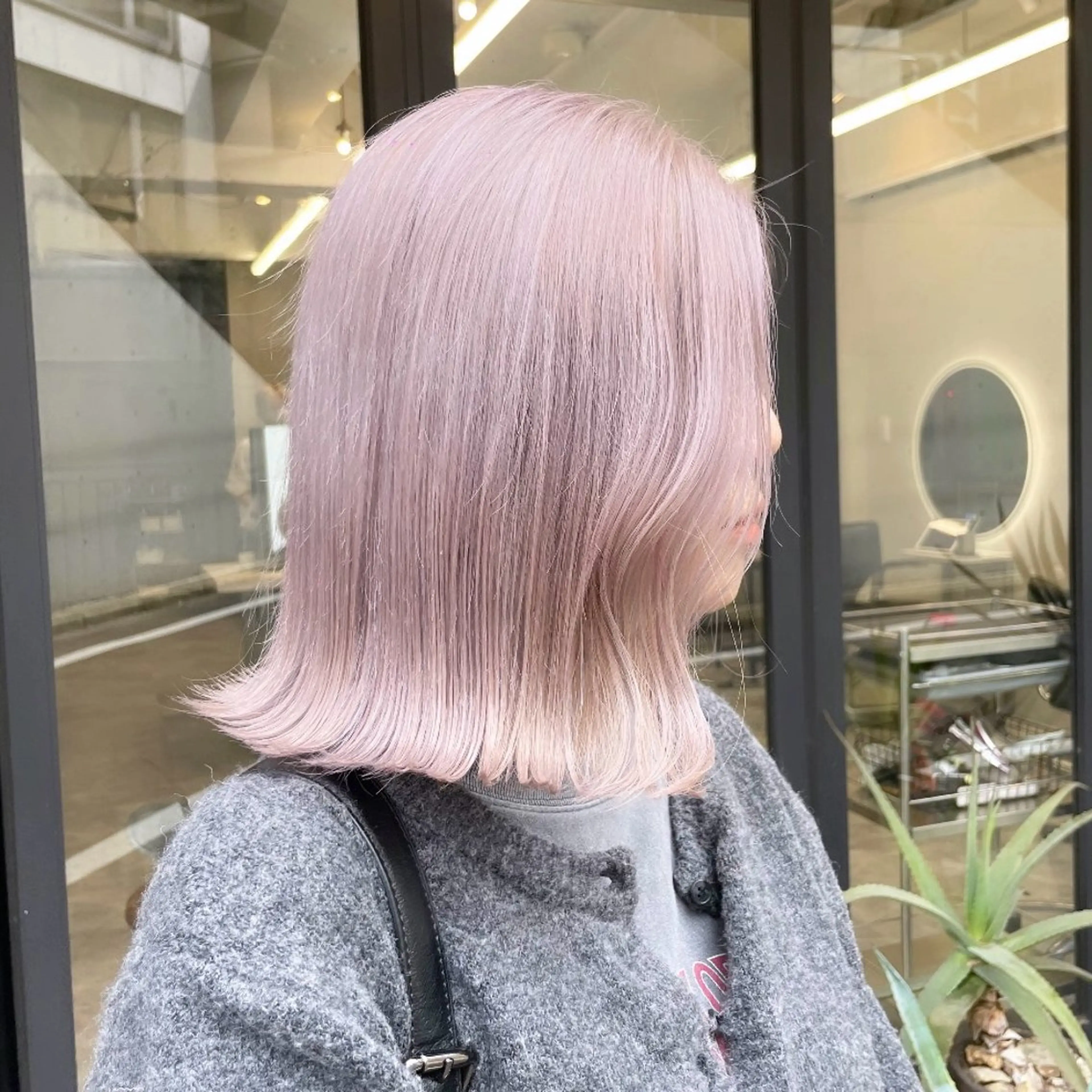 ミディアム ヘアカラー ハイトーン/ MANA♡のヘアスタイル