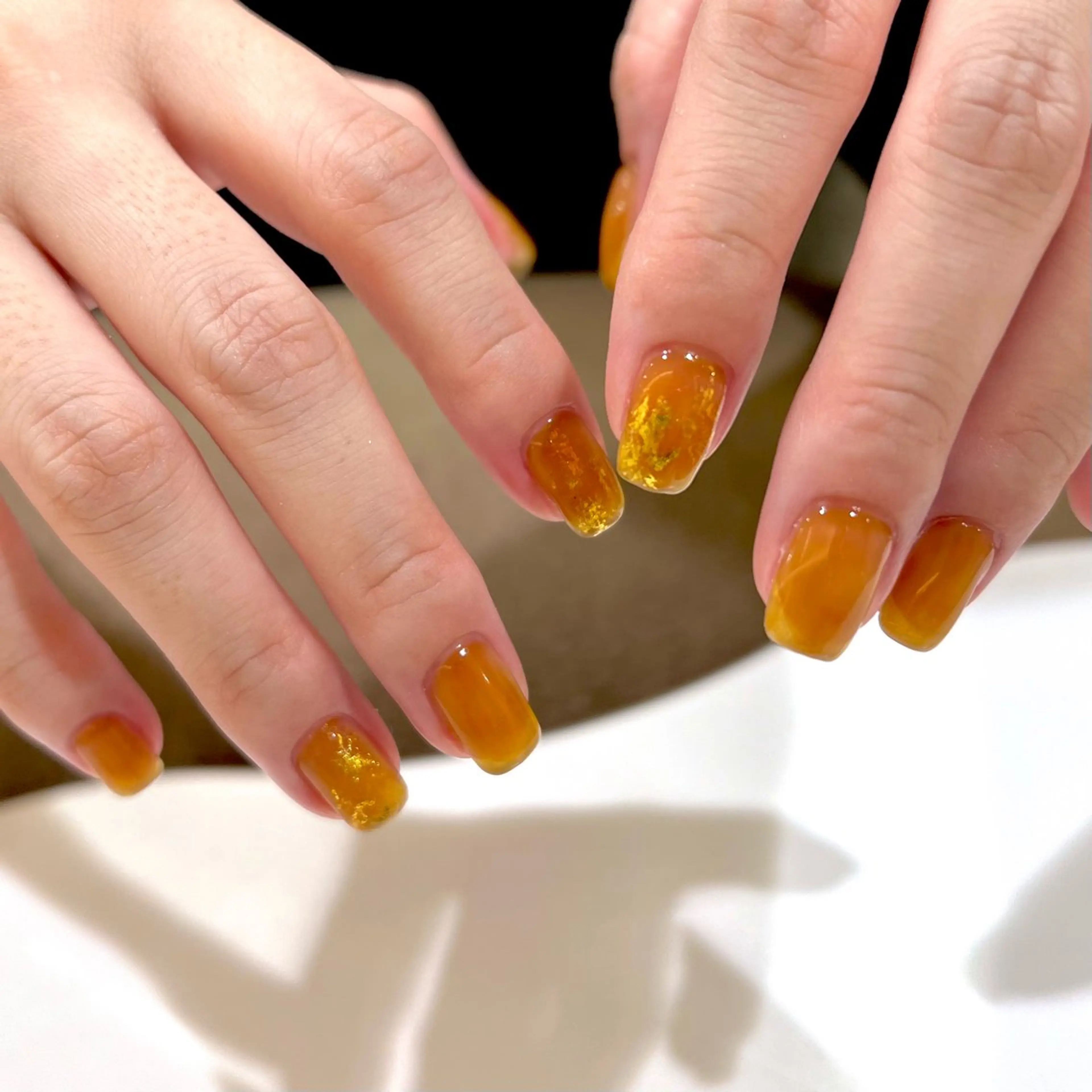 ネイル アートネイル ワンカラーネイル 田中 夏海のネイルデザイン