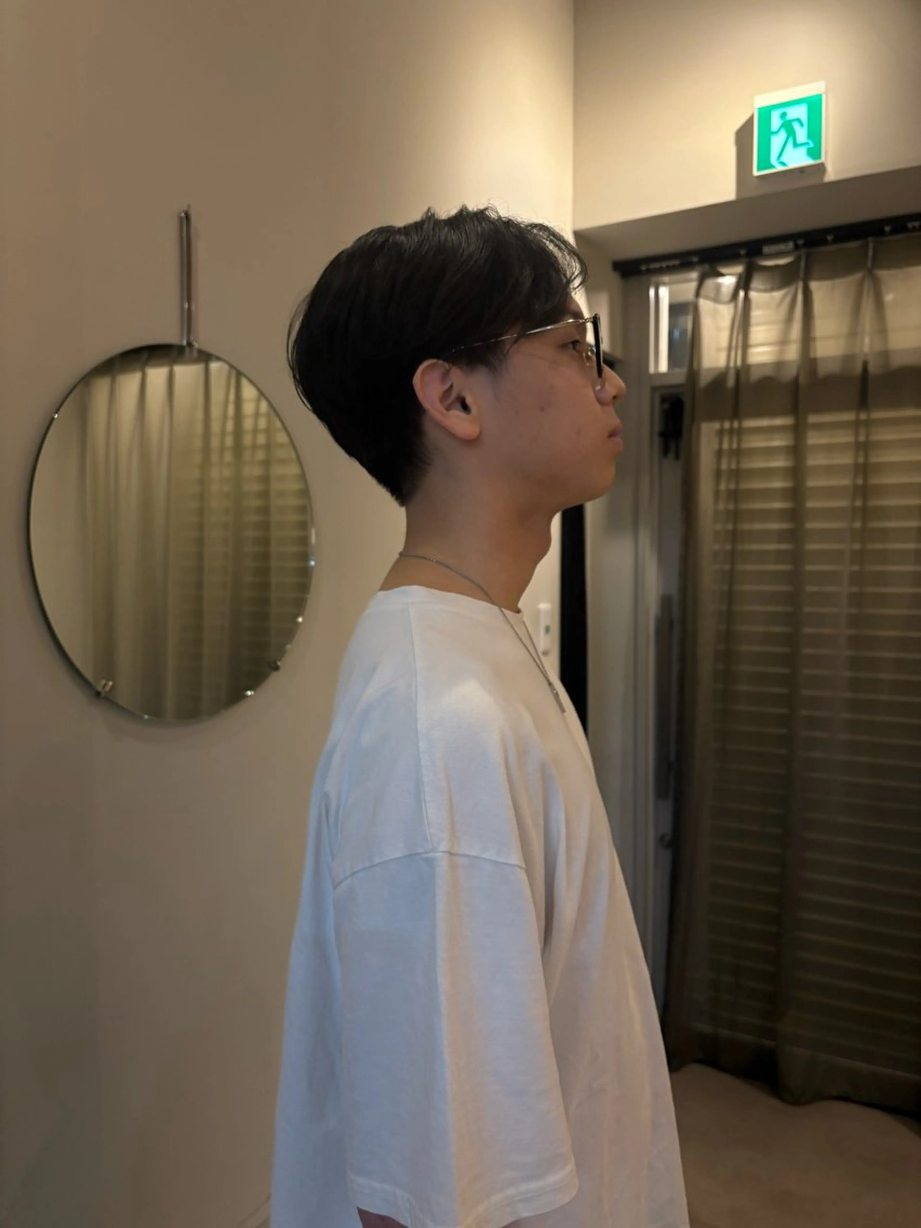 パーマ メンズ 魚谷 綾渚のヘアスタイル