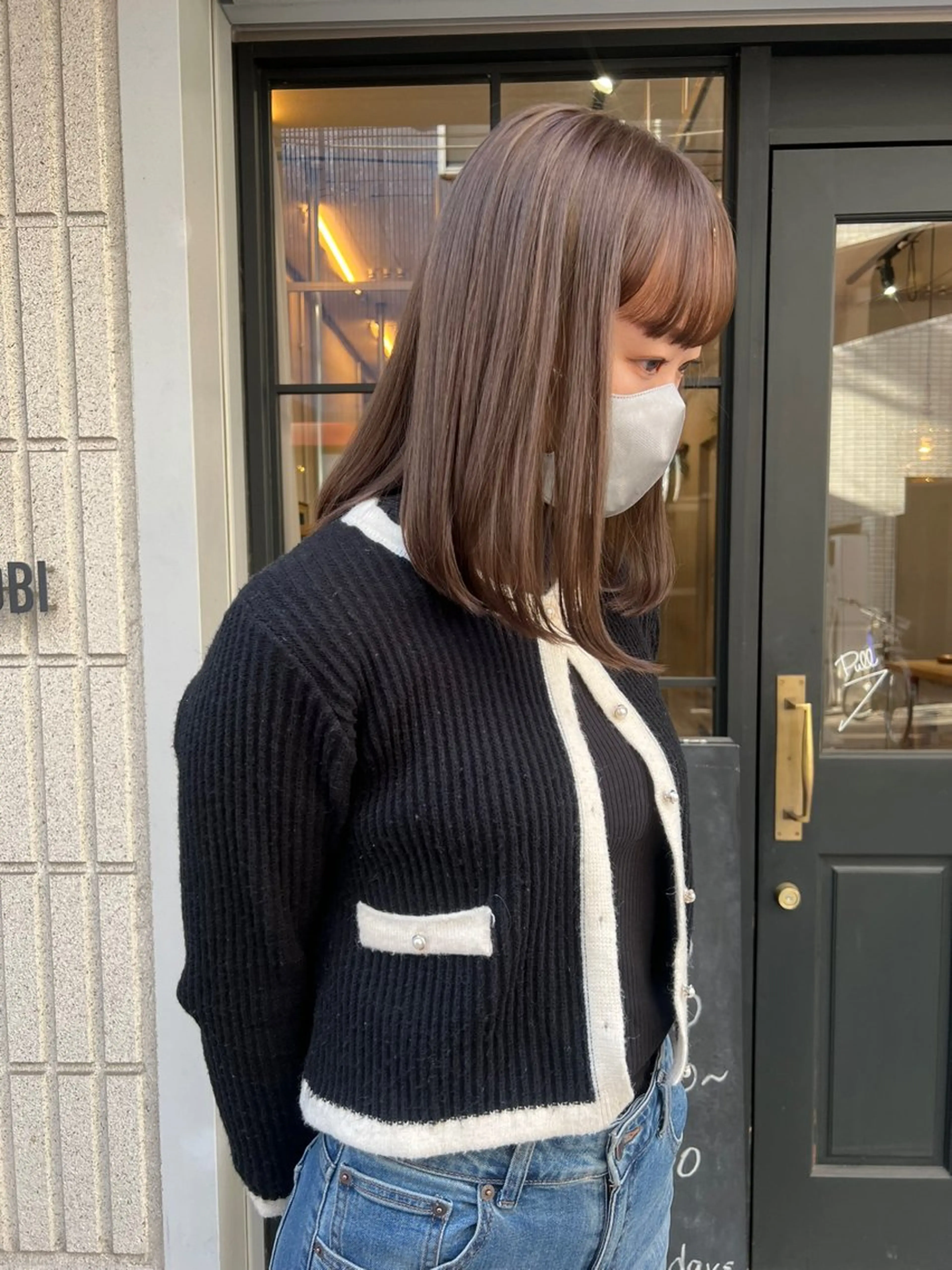 ミディアム Asobi所属・透明感♡くすみカラー 🍏Haruka🍏のヘアスタイル