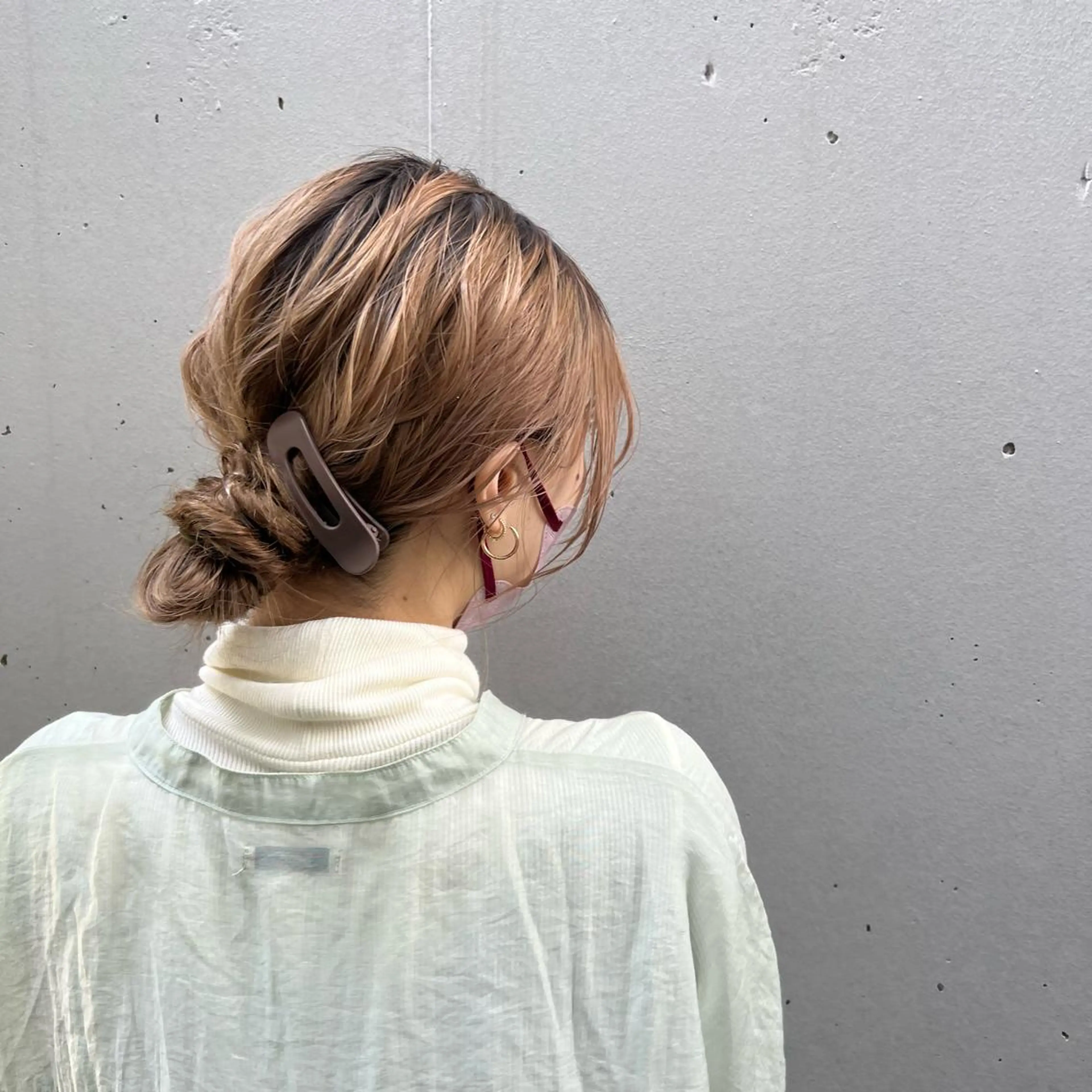 セミロング しみず さくら🌸のヘアスタイル