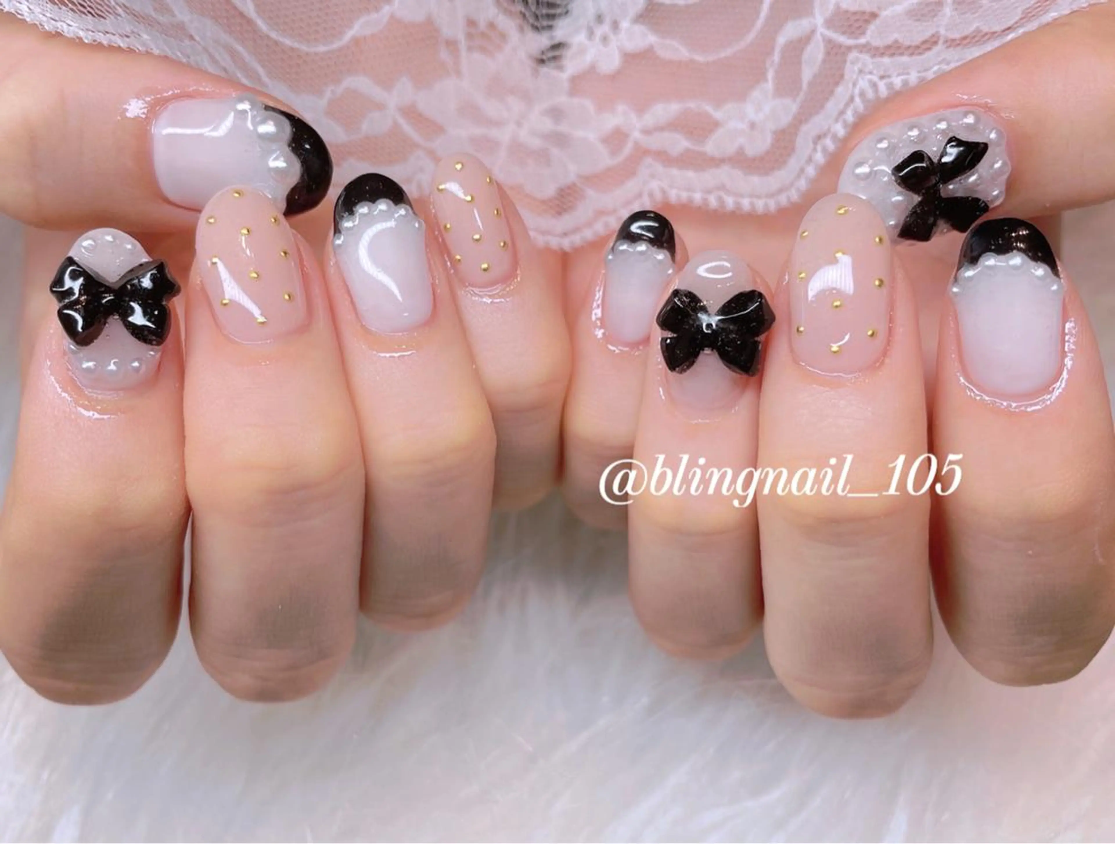 ネイル 23時まで❤︎韓国、 ワンホンネイルのネイルデザイン