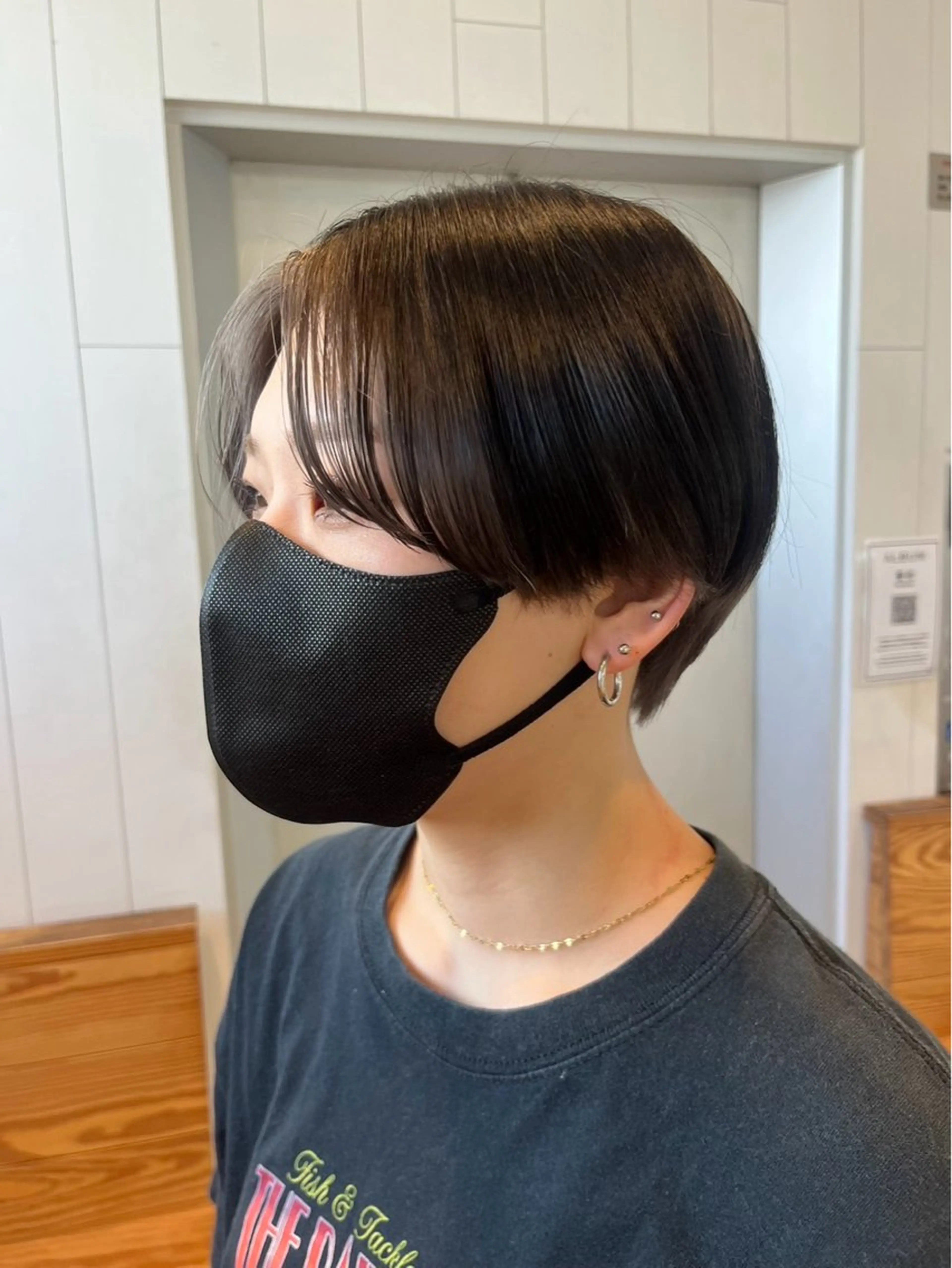 ショート 学生 ショートヘア 横田 七美のヘアスタイル