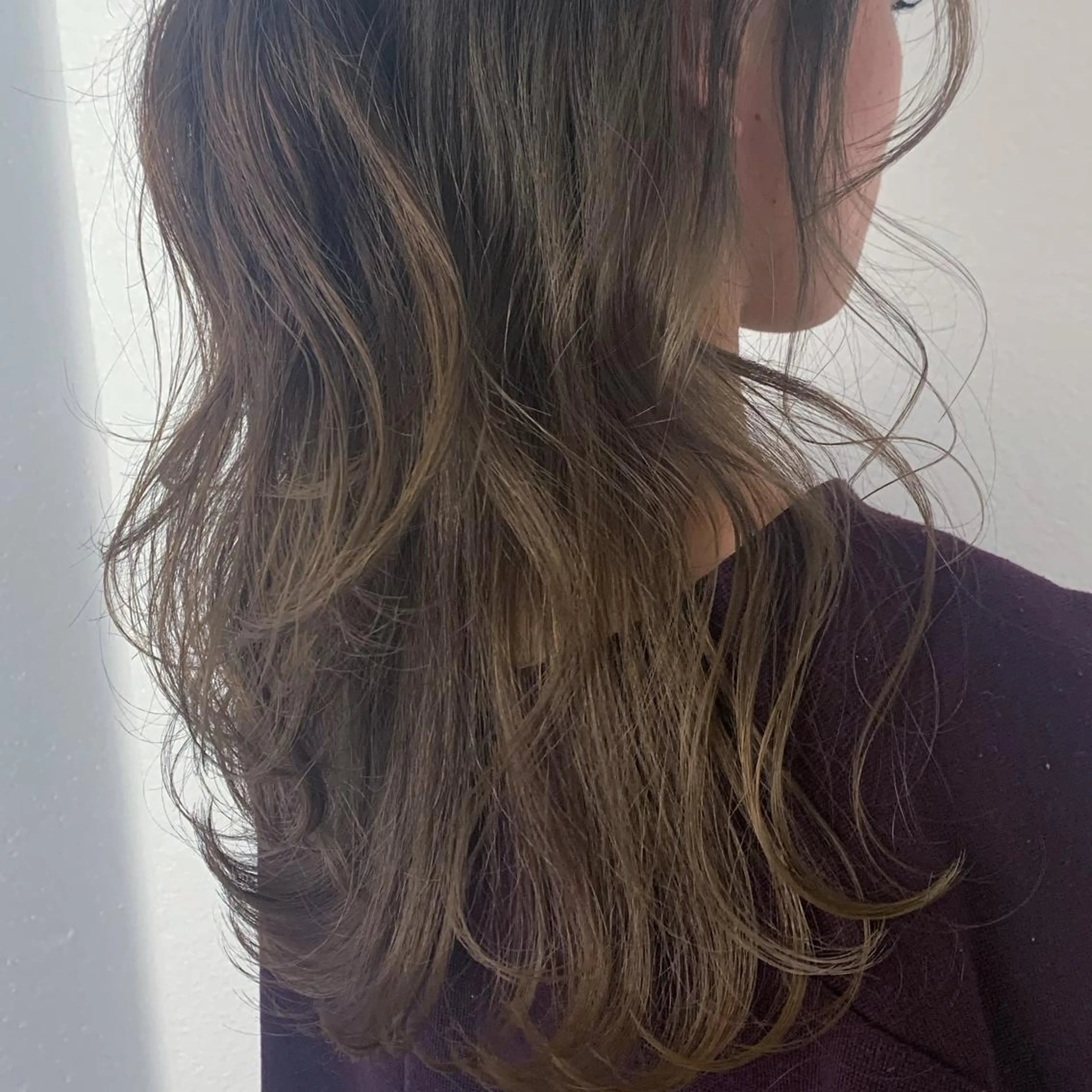 カラー アンニュイヘア/ 顔周りカット/眞弓萌のヘアスタイル