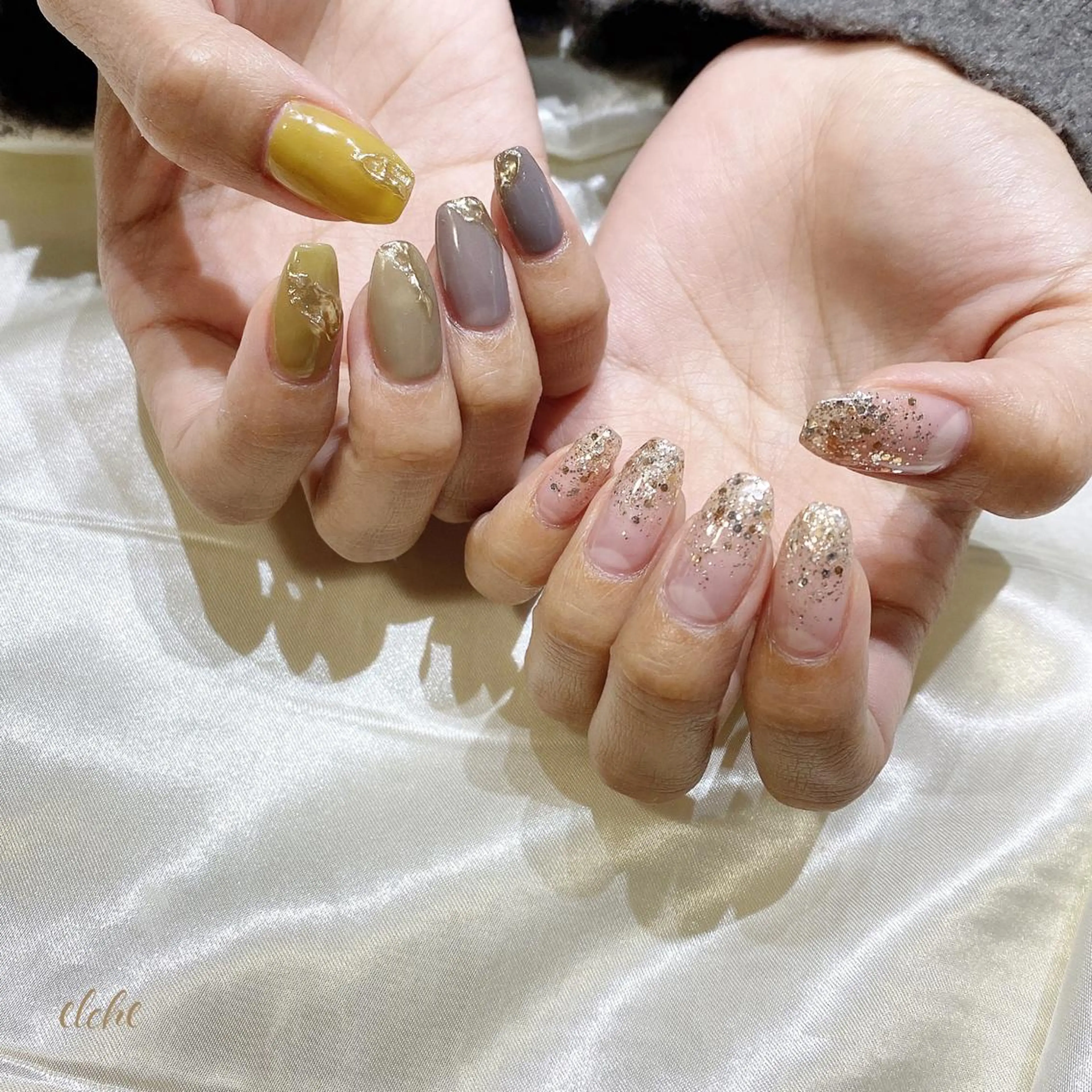 ネイル ハンドネイル 西岡 杏のネイルデザイン