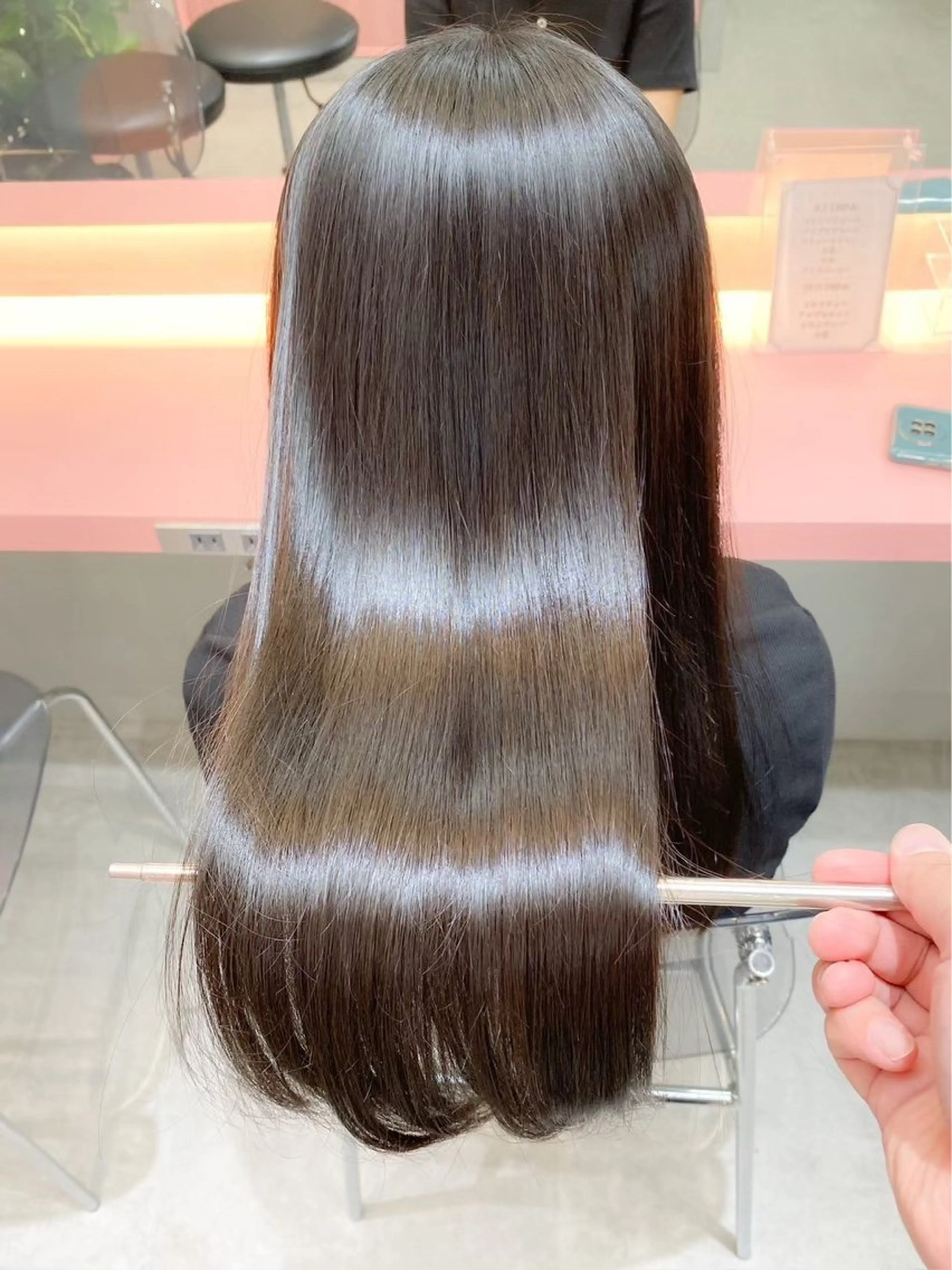 セミロング カット ヘアカラー トリートメント Hello by Sea所属・髪質改善/縮毛矯正 /レイヤー/宮崎直弥のヘアスタイル