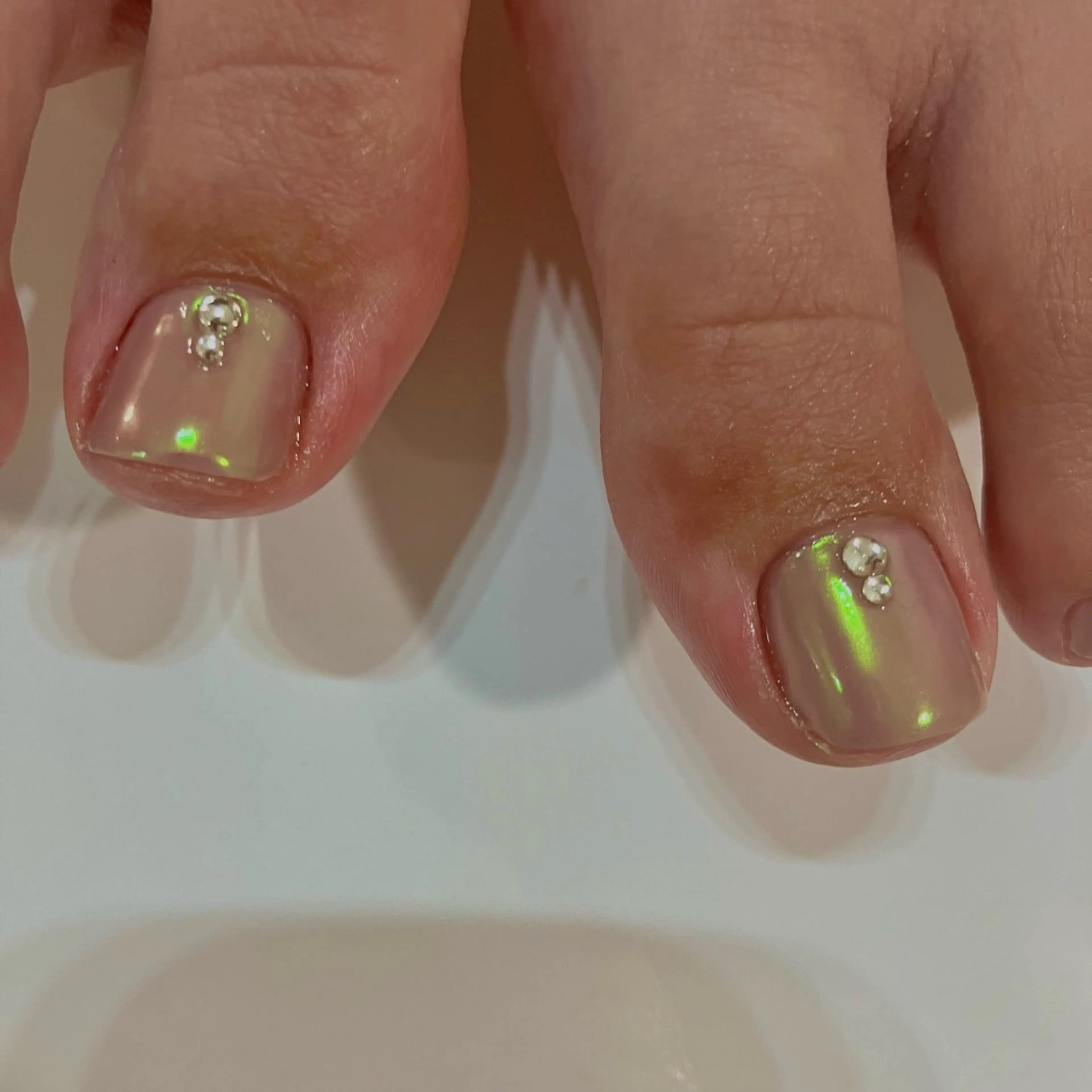 ネイル ワンカラーネイル フットネイル aya☺︎ 恵比寿/広尾のネイルデザイン