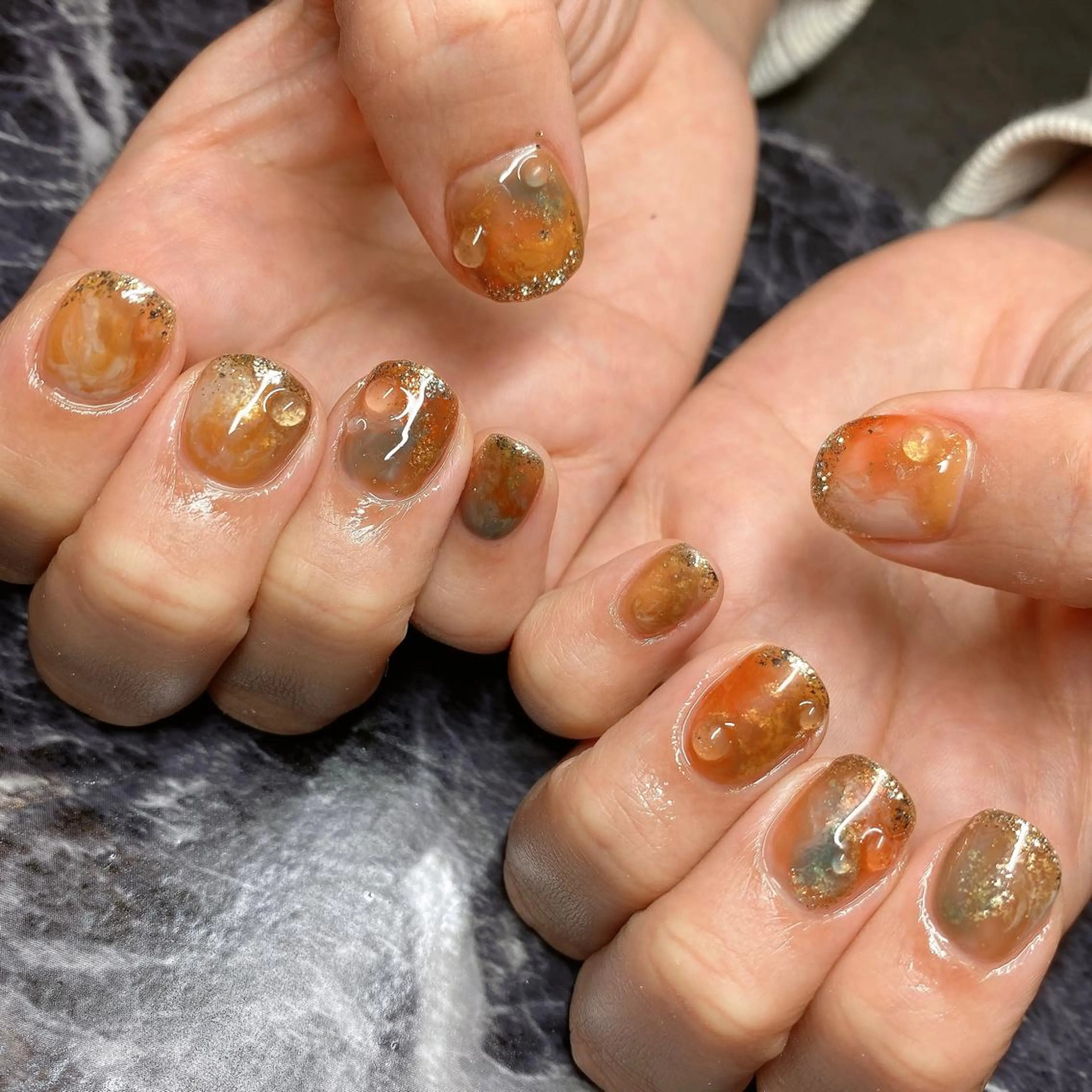 ネイル ジェルネイル しば まなみのネイルデザイン