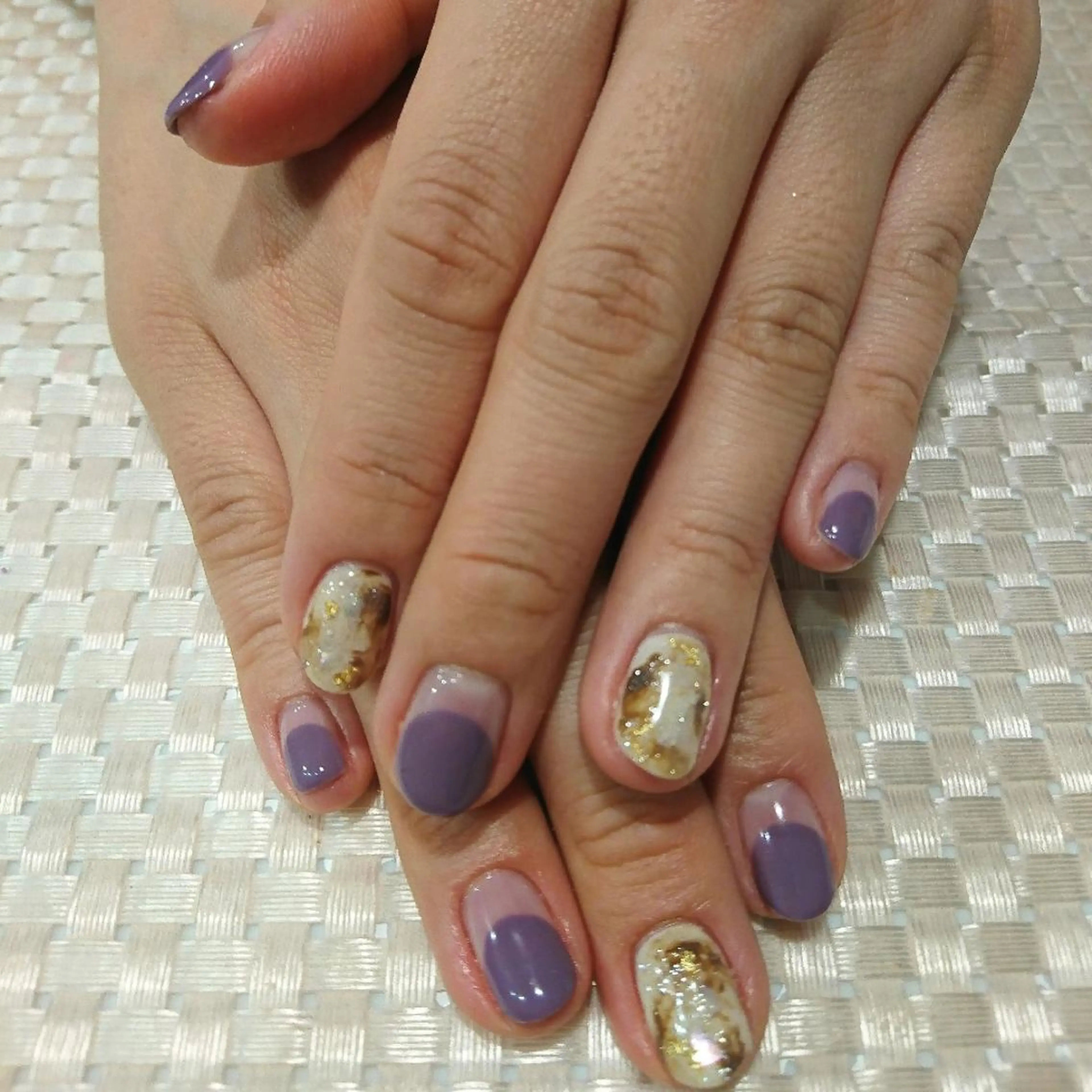 ネイル ニュアンスネイル みー shakushiroのネイルデザイン