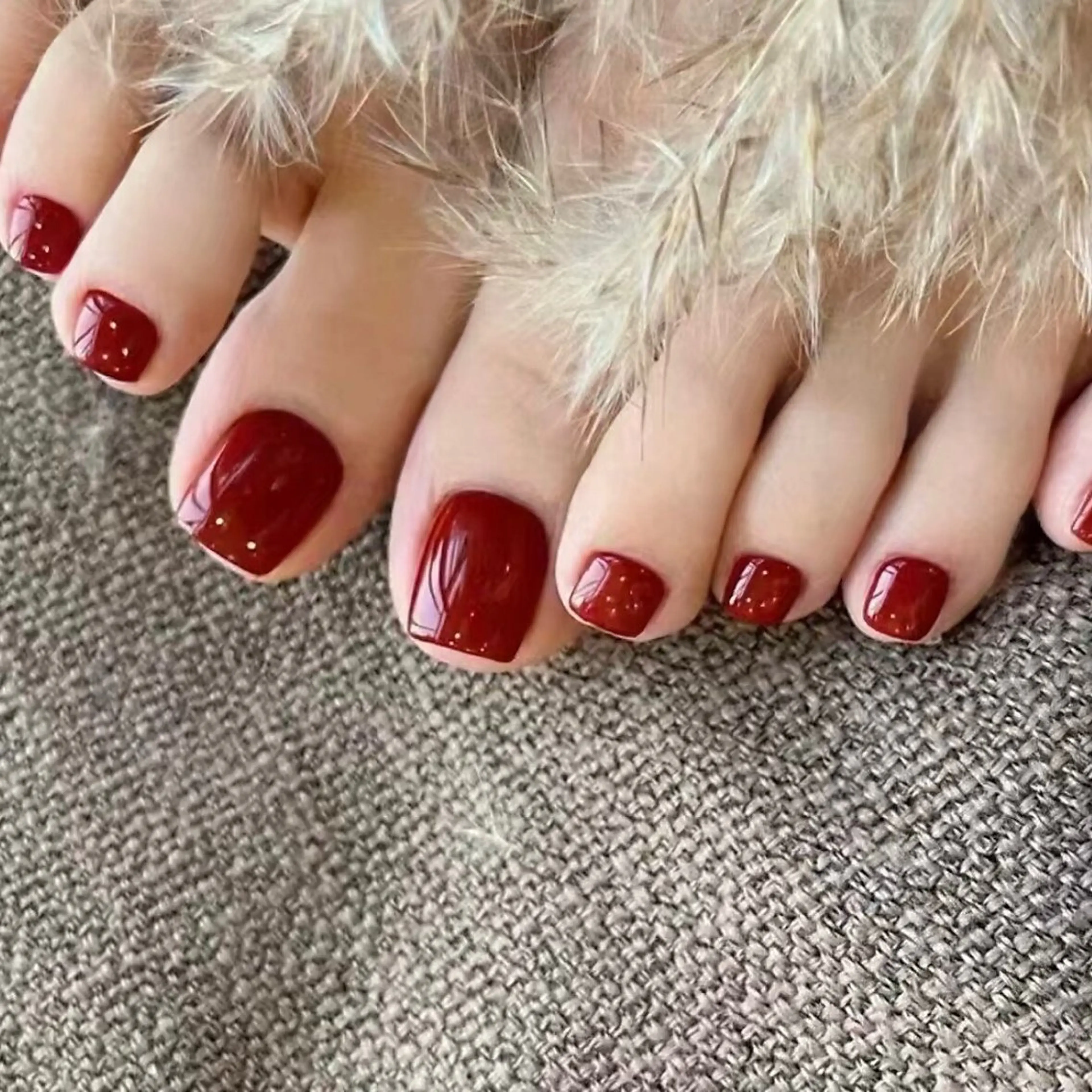 初回のみ【オフ込み無料】👉フット⭐️500色から選べる『ワンカラー』の写真