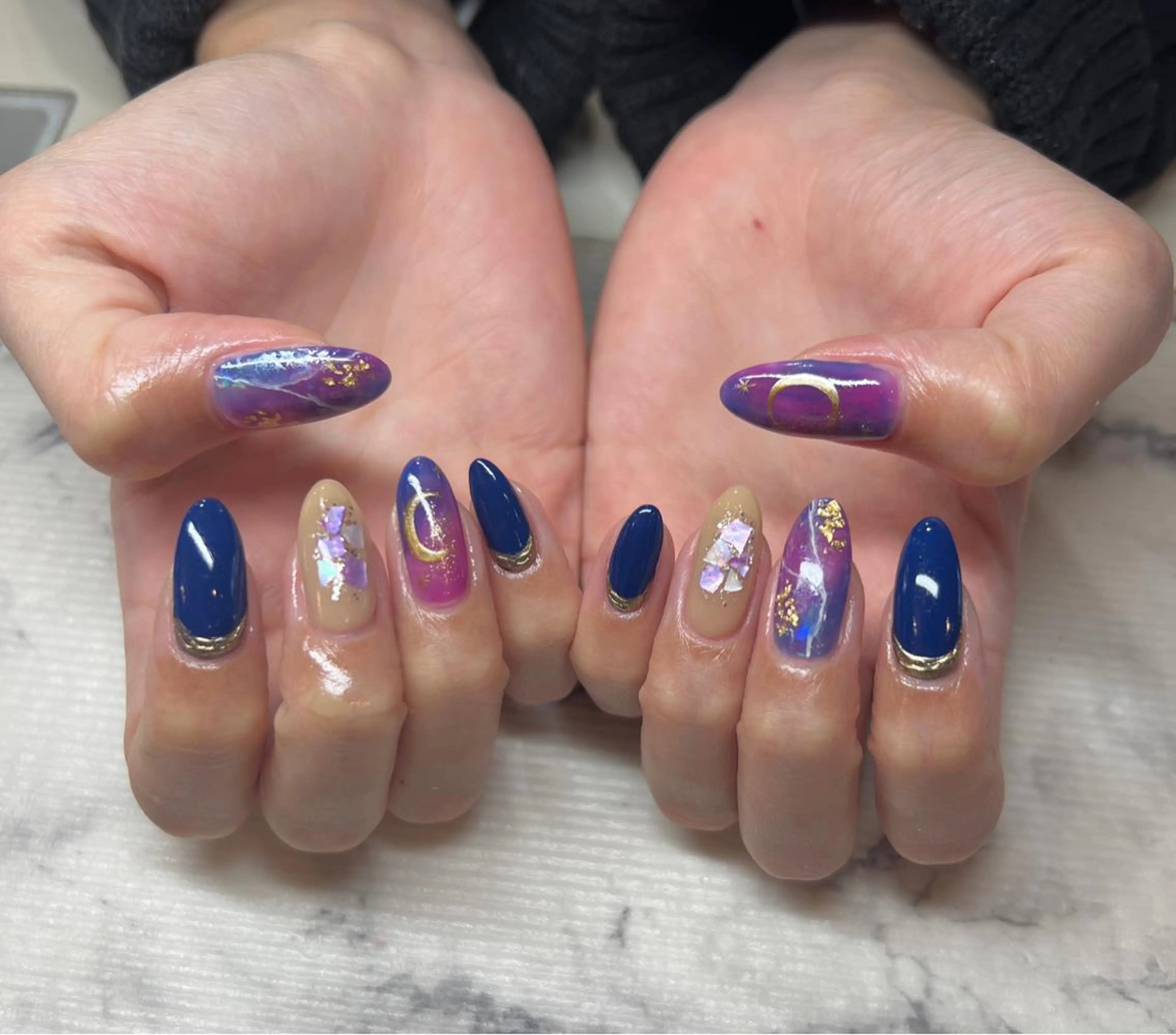 ネイル いちじゅう あおいのネイルデザイン