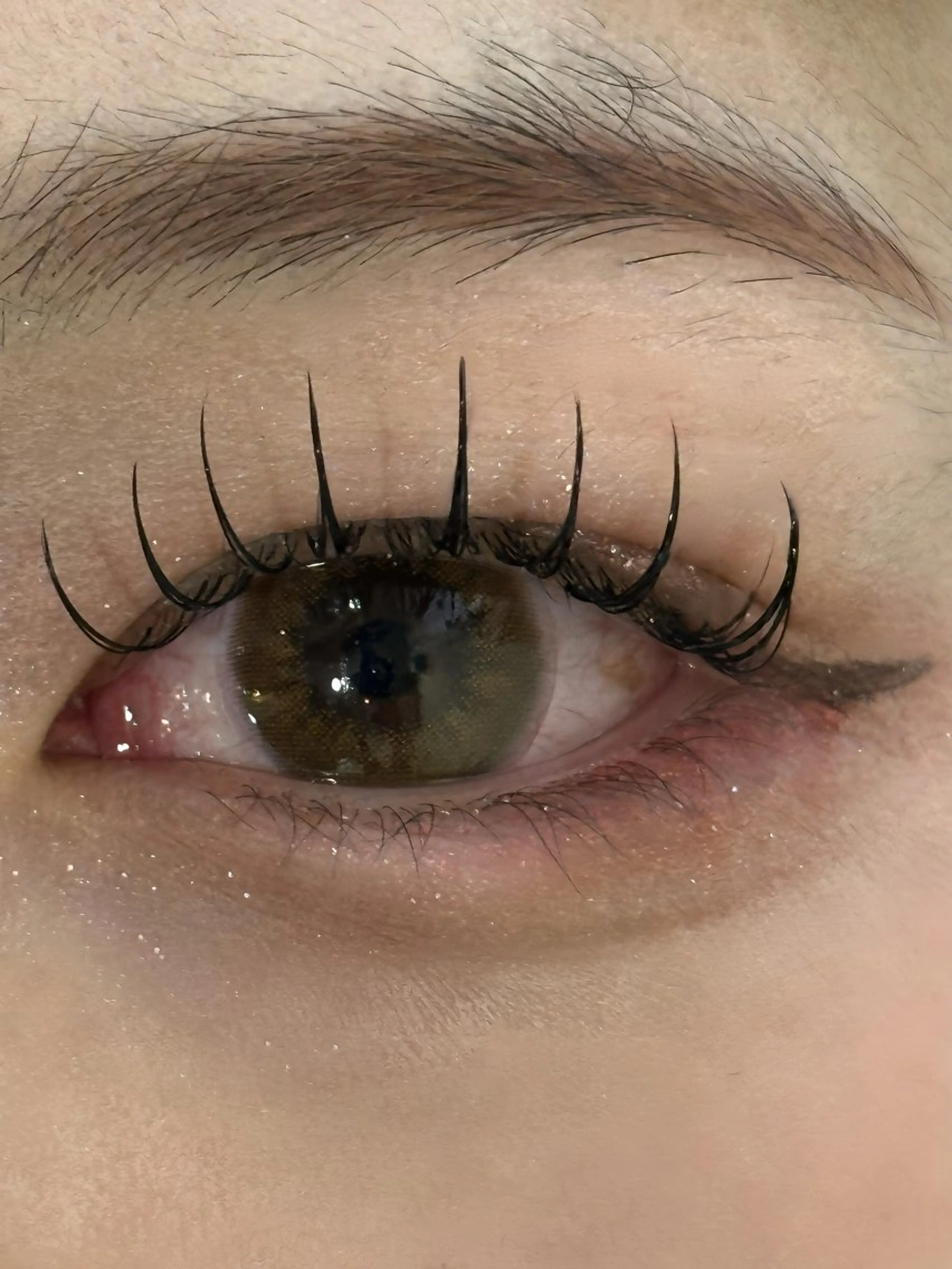 マツエク・マツパ フラットラッシュ 𝗘𝗬𝗘𝗟𝗔 SAKURA˙⋆✮のマツエク・マツパデザイン