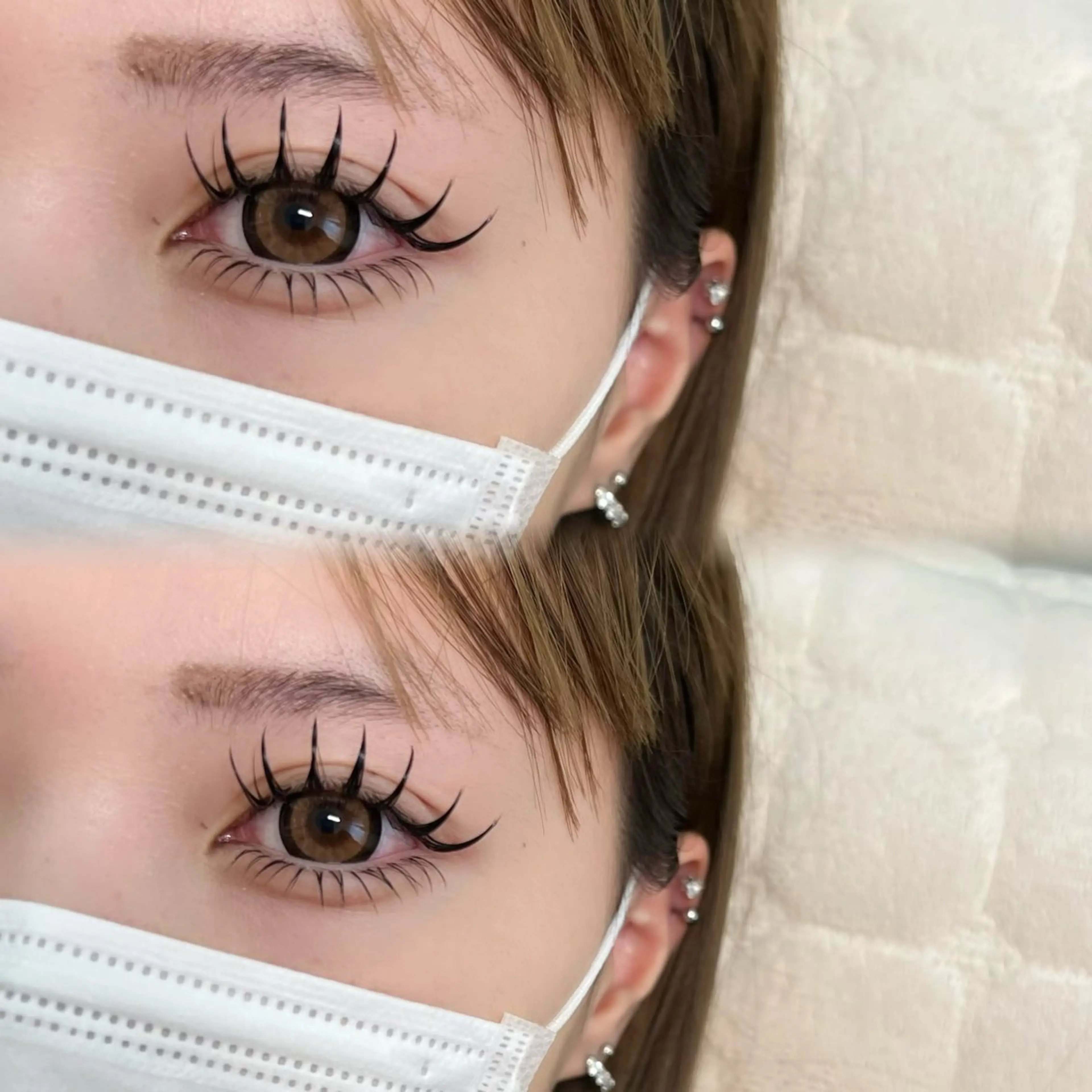 マツエク・マツパ バインドロック 下まつげエクステ 望月 菜奈のマツエク・マツパデザイン