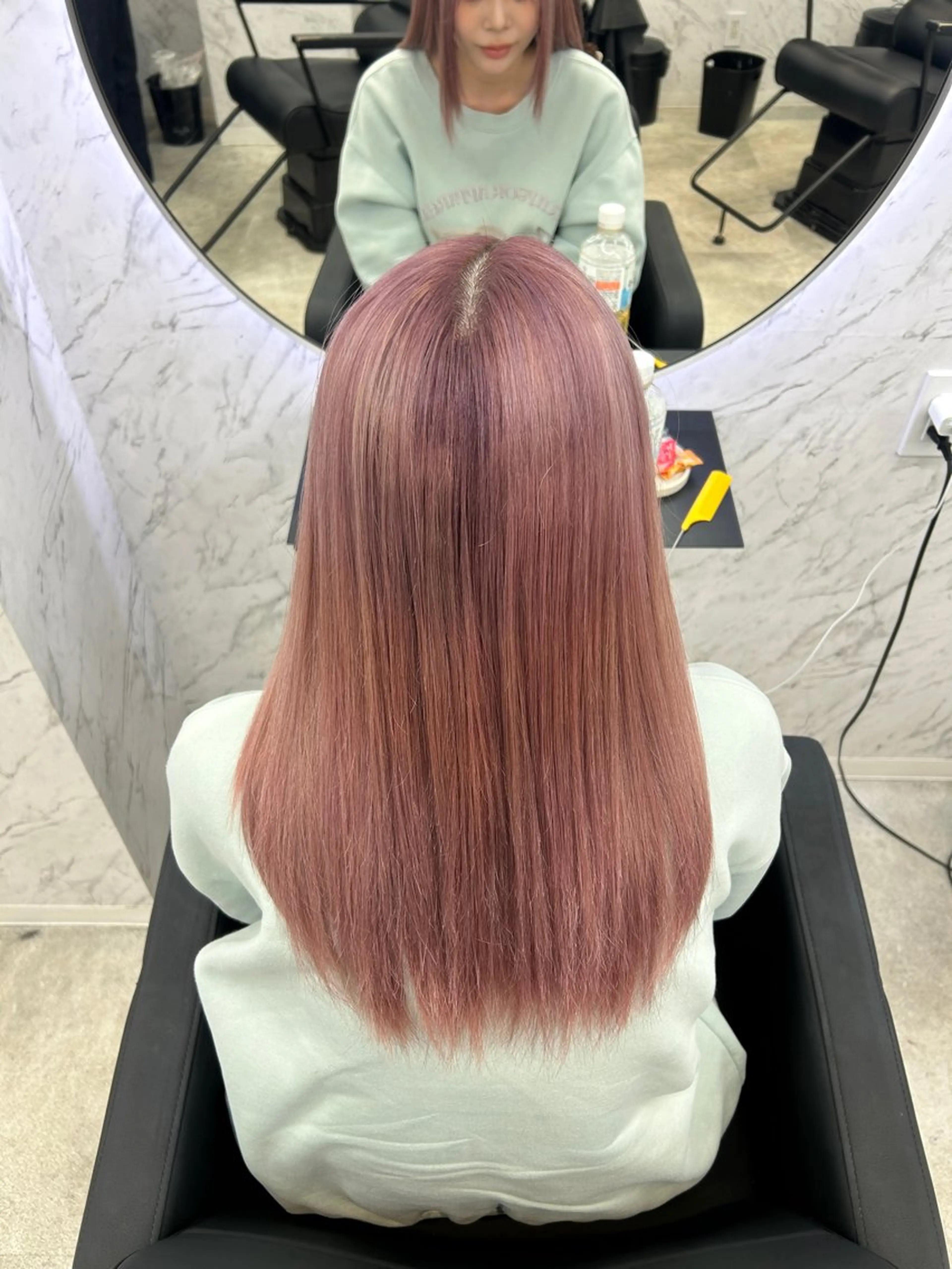 ロング カラー ヘアカラー トリートメント 韓国艶カラー 🇰🇷💎MIUのヘアスタイル