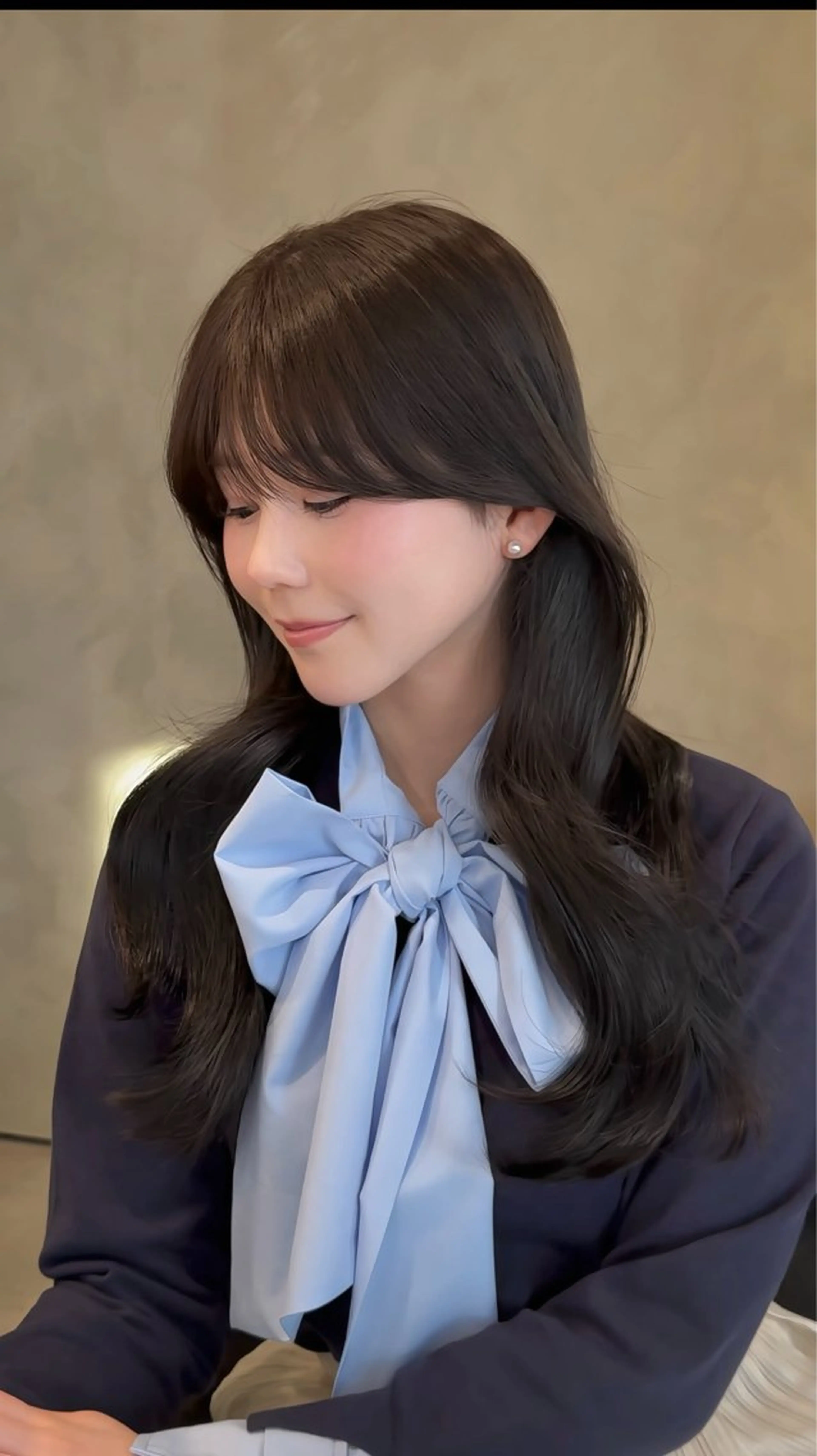 ロング レイヤーカット トリートメント カット トリートメント ヘッドスパ L'EANE THE TOKYO所属・カット無料｜ 青山 ｜髪質改善のヘアスタイル