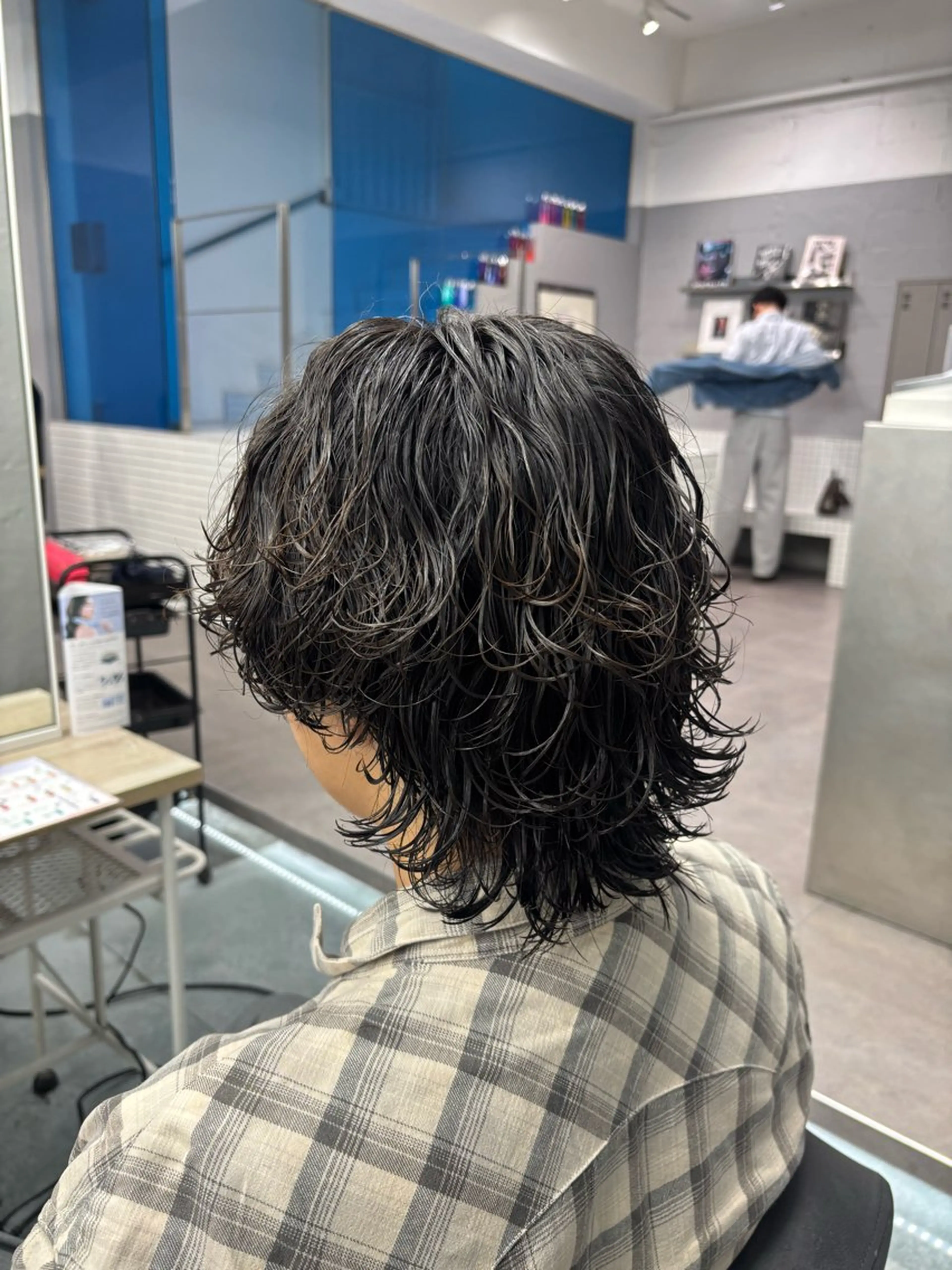 パーマ メンズ カット パーマ メンズパーマ/韓国 ヘア/Mino🤍のヘアスタイル