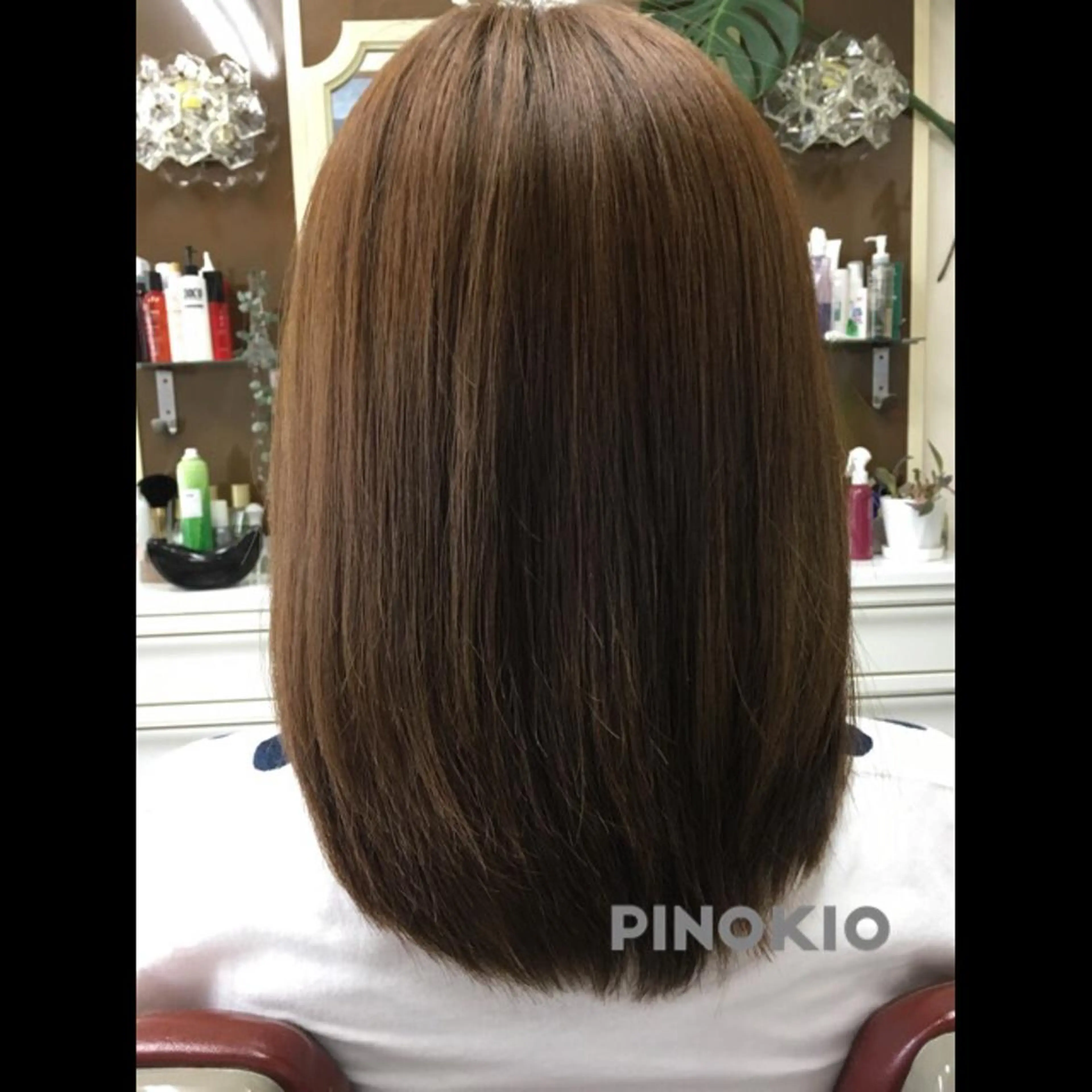 ミディアム カラー アッシュ ブルーカラー ブルーアッシュ ストウ ナナエのヘアスタイル