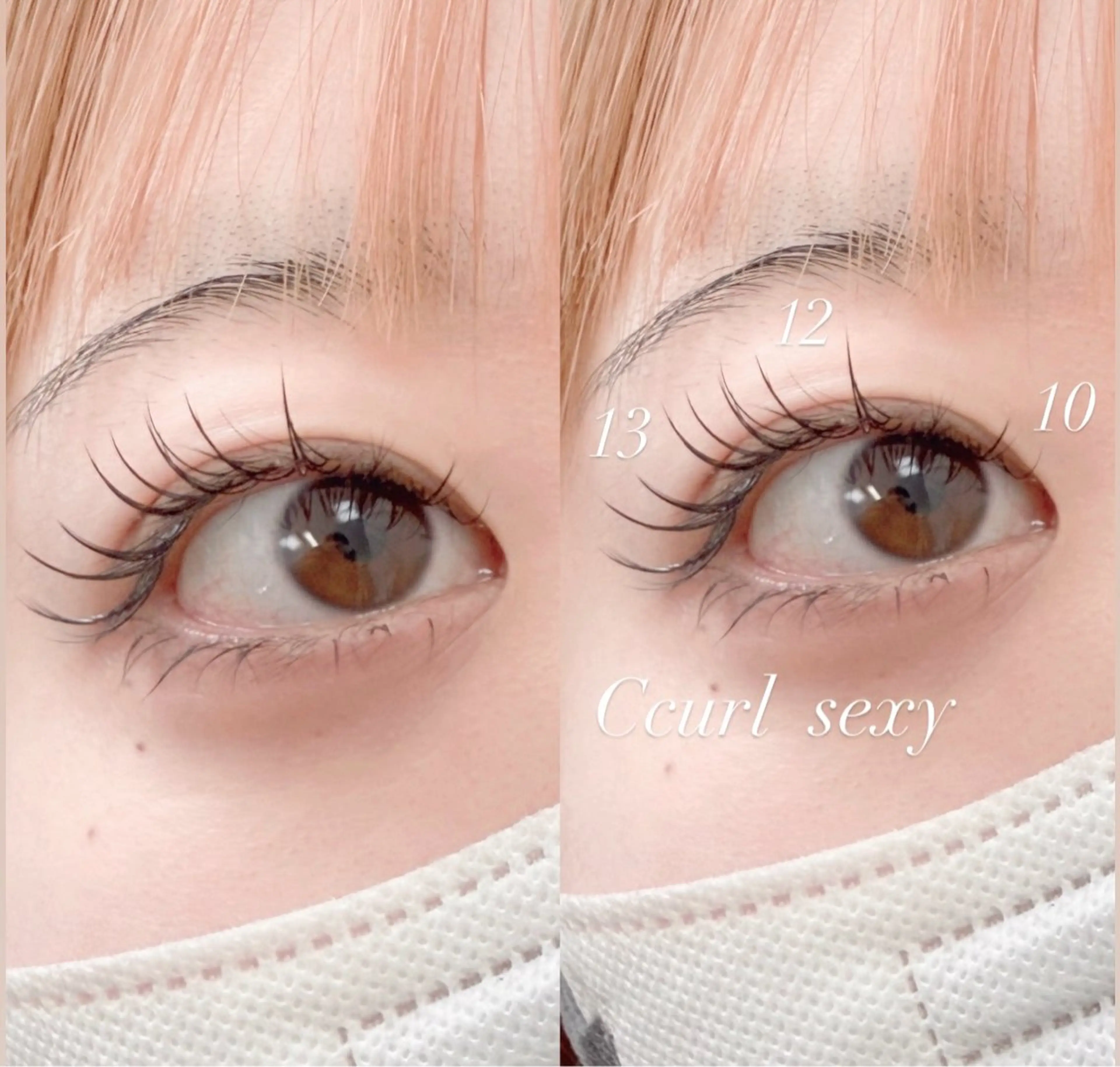 マツエク・マツパ Cカール セクシー Bianca川越西口 Yasudoのマツエク・マツパデザイン