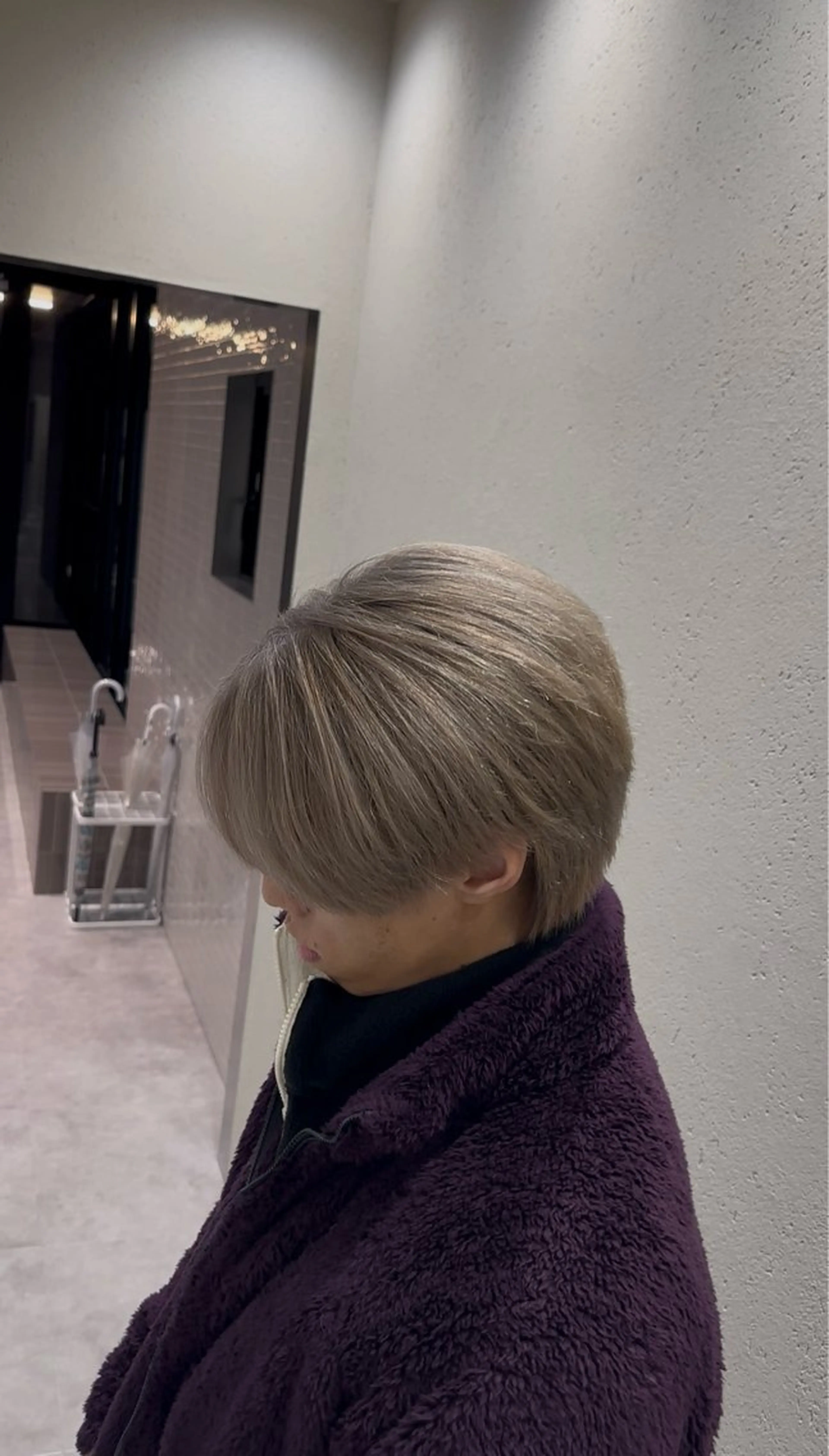 ショート カラー メンズ ベージュカラー ミルクティーベージュ カット ヘアカラー 〜メンズ特化美容師〜 ユウスケのヘアスタイル