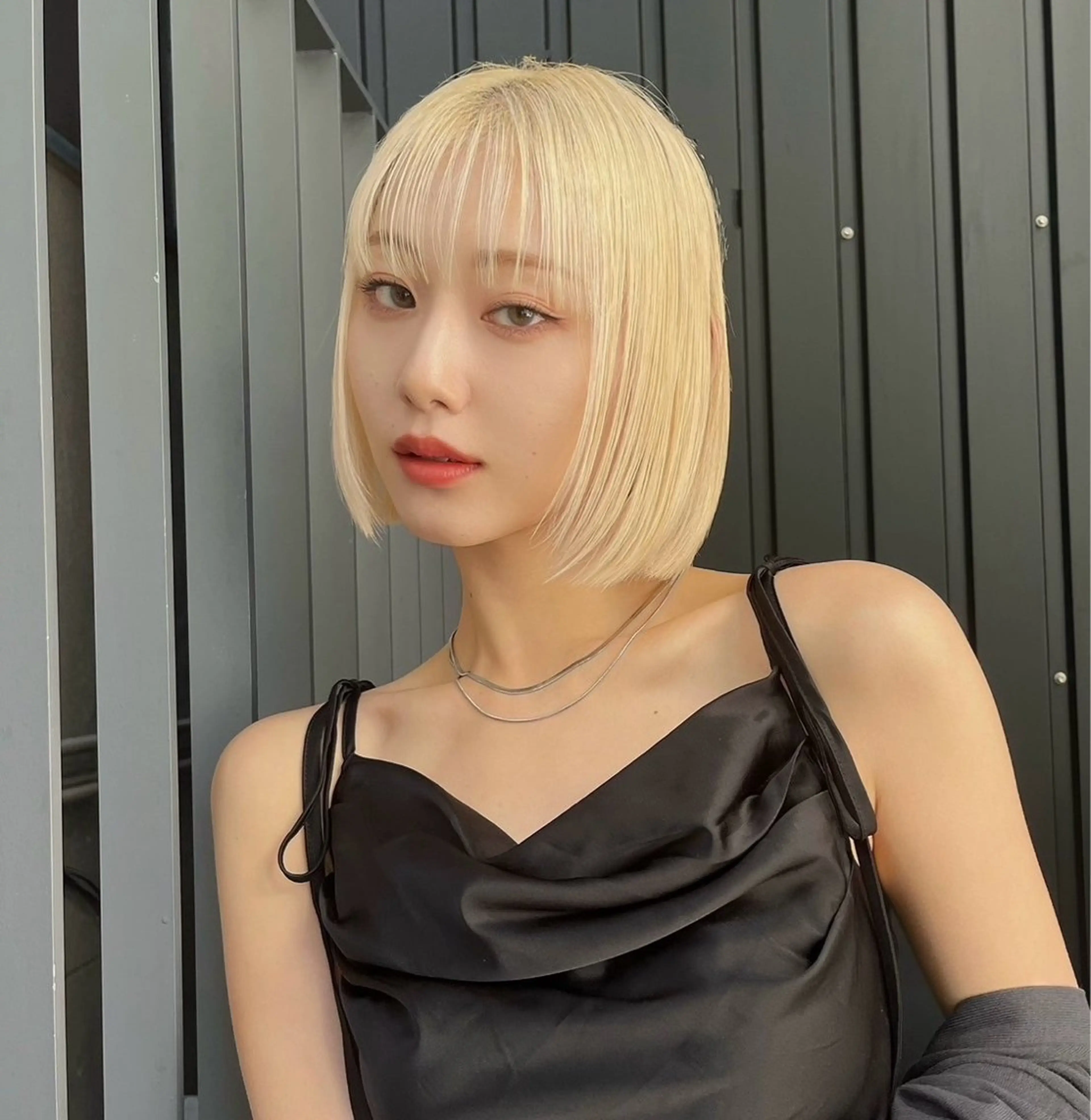 ショート カラー ハイトーンカラー ボブ ボブ/縮毛矯正/美髪 髪質改善/大和田拓夢のヘアスタイル