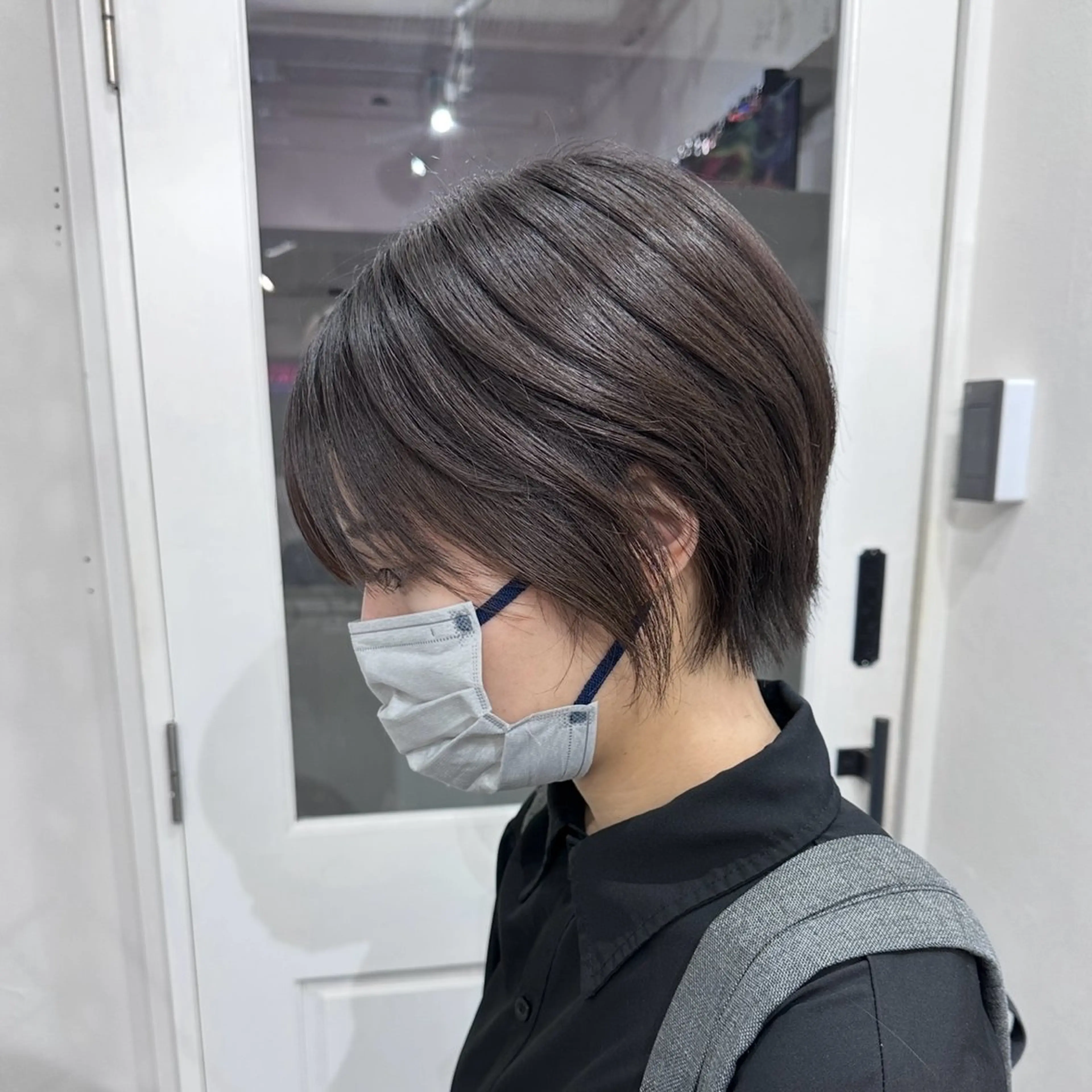 ショート カラー ハイトーン/ウルフ /エクステ/ましろのヘアスタイル