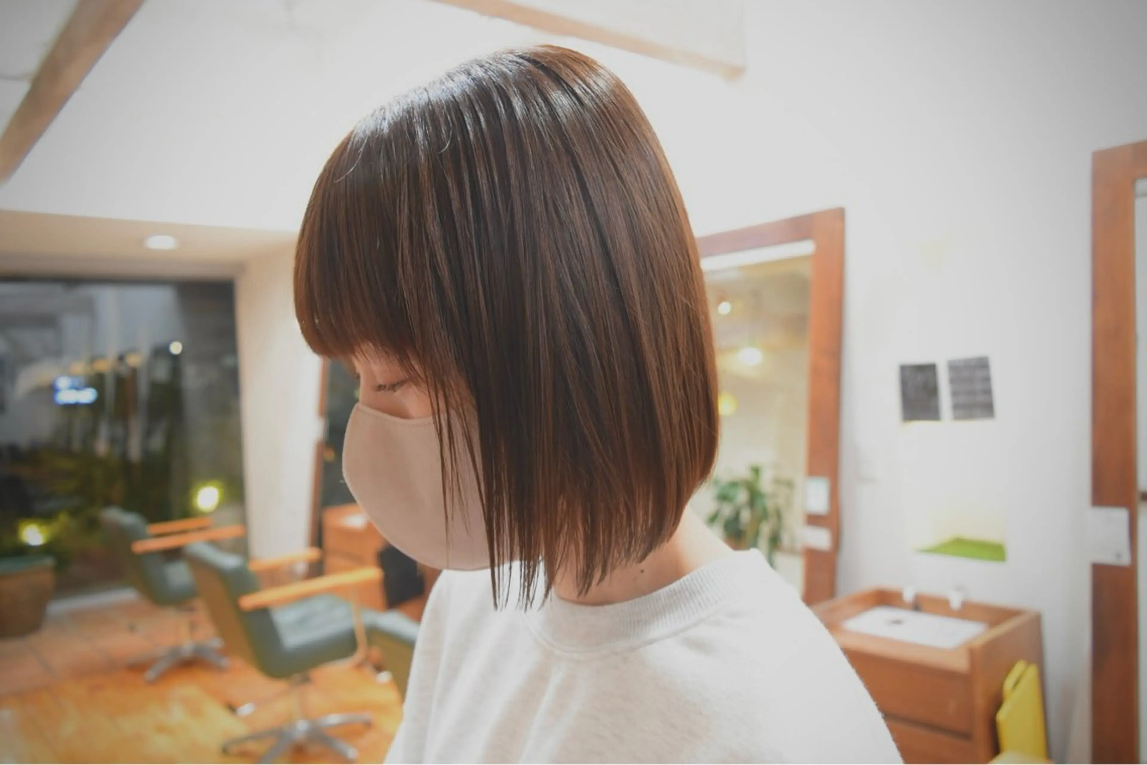 ショート カラー カット ヘアカラー トリートメント KAKERU/ボブ/ ショート/パーマ🌱のヘアスタイル