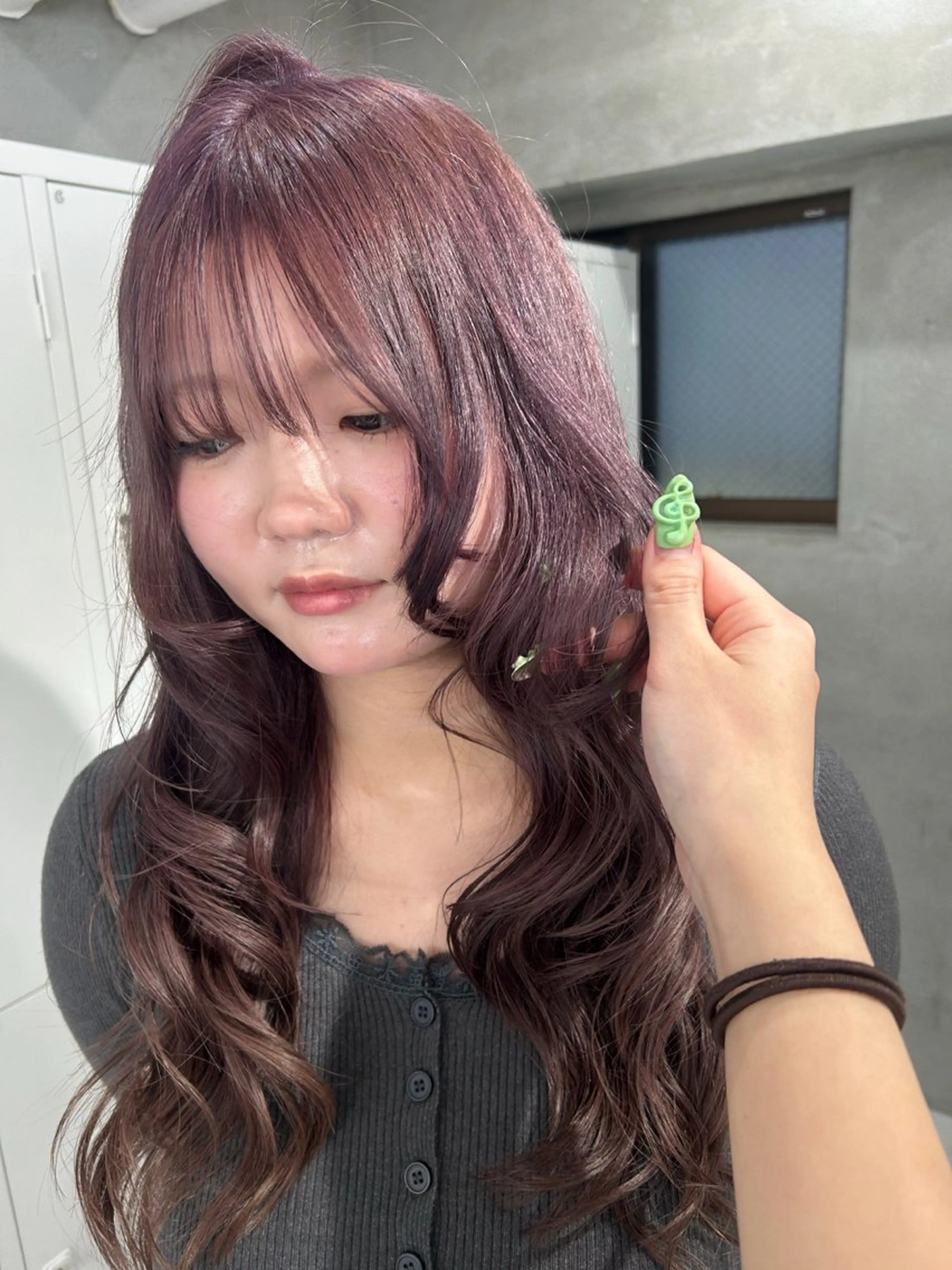 カラー ヘアカラー ️💜akari💜 ハイトーン/レイヤーのヘアスタイル