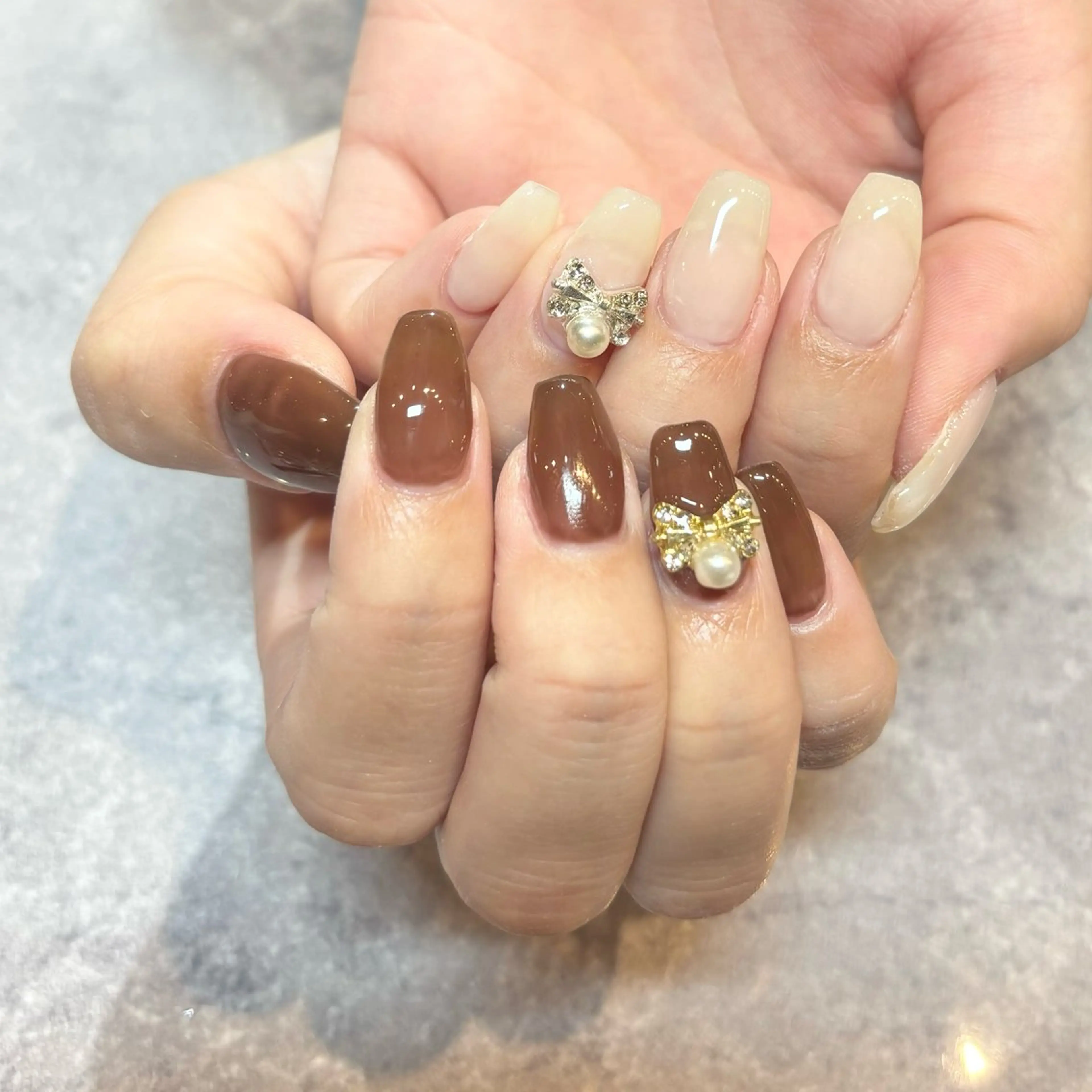 ネイル ハンドネイル ୨୧ mio୨୧のネイルデザイン