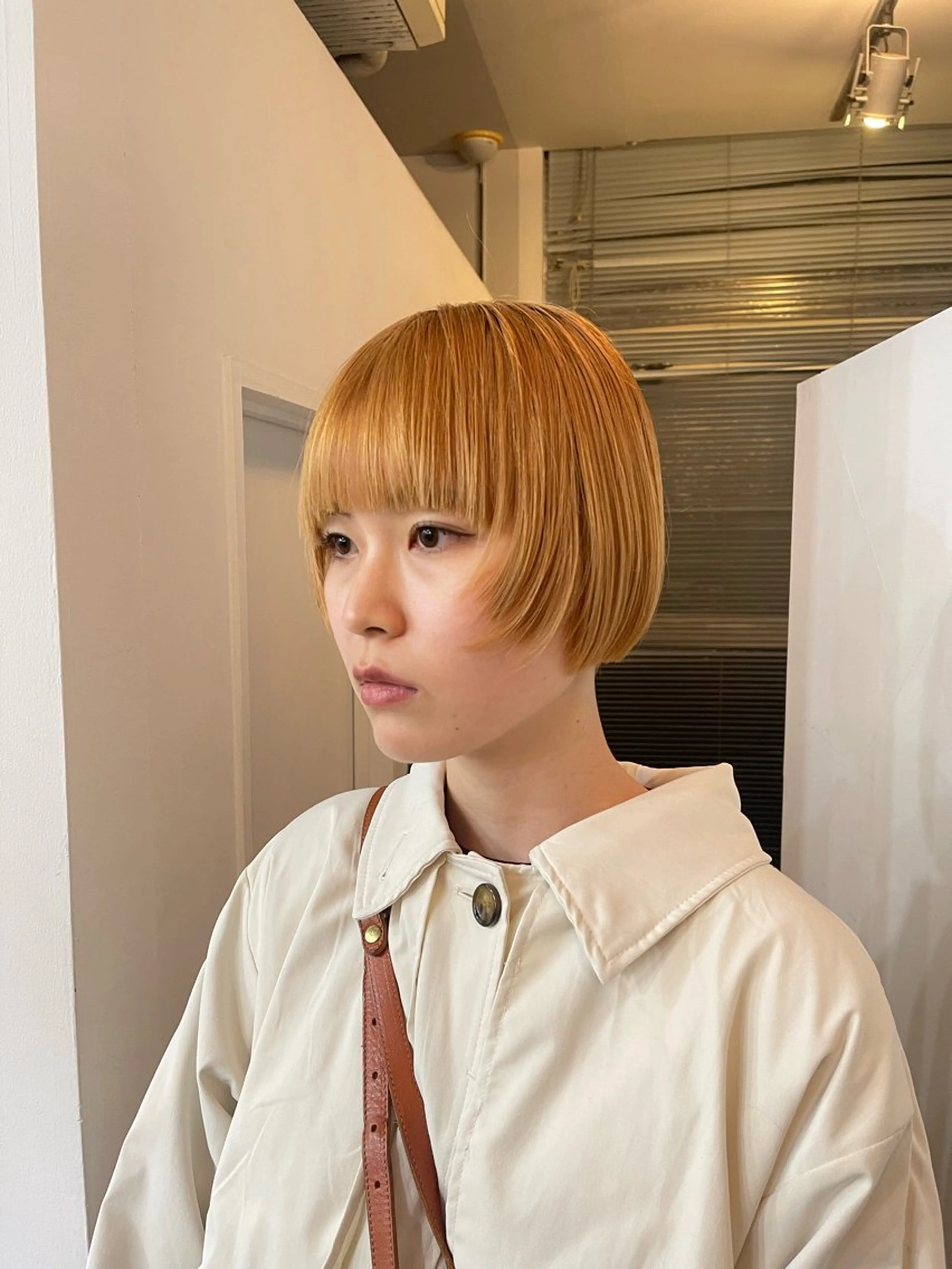 ショート ボブ 顔まわりレイヤー レイヤーカット ボブ/レイヤー /河内温太のヘアスタイル